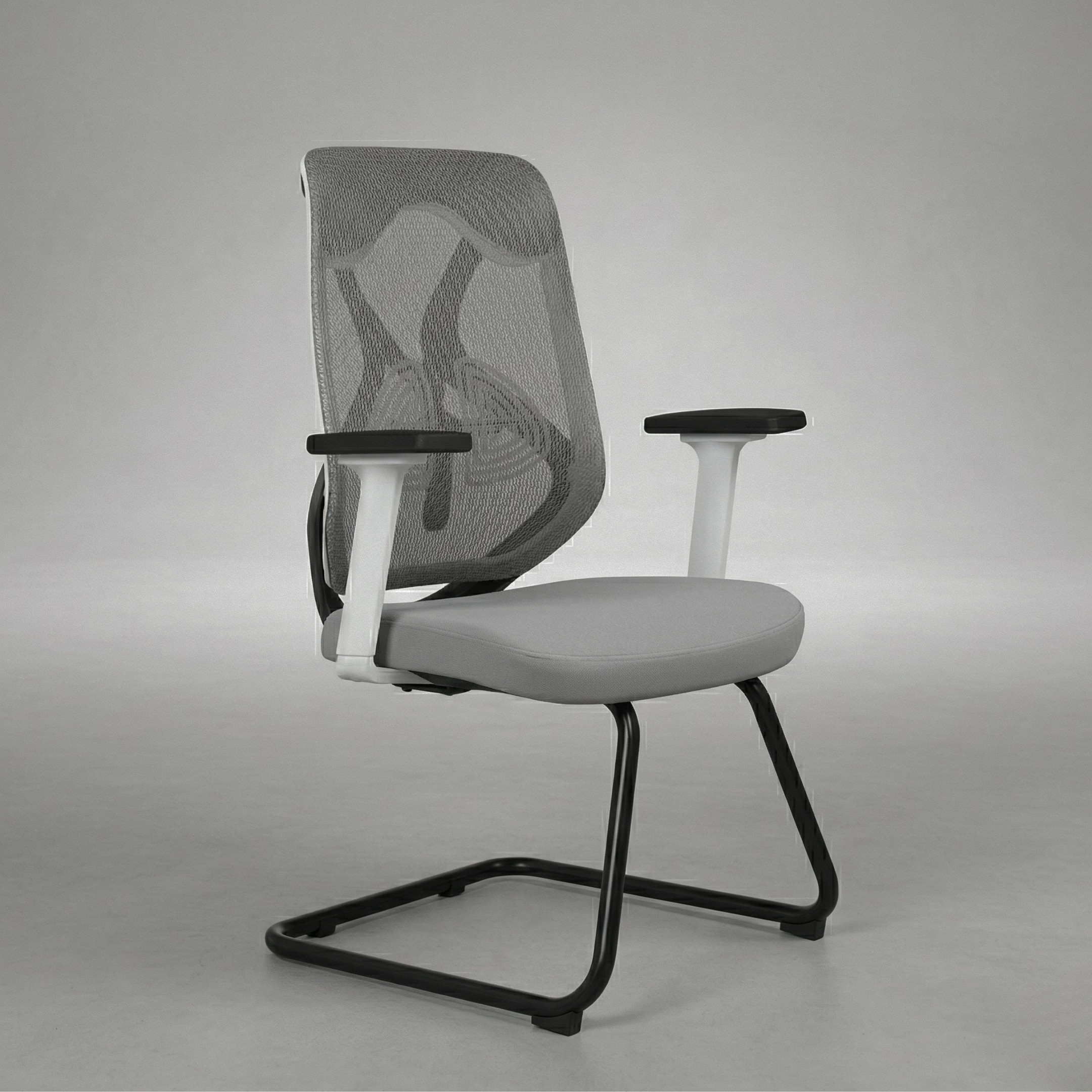 Kepler Brooks Marvel Visitor Chair in Grey Colour - Kepler Brooks
