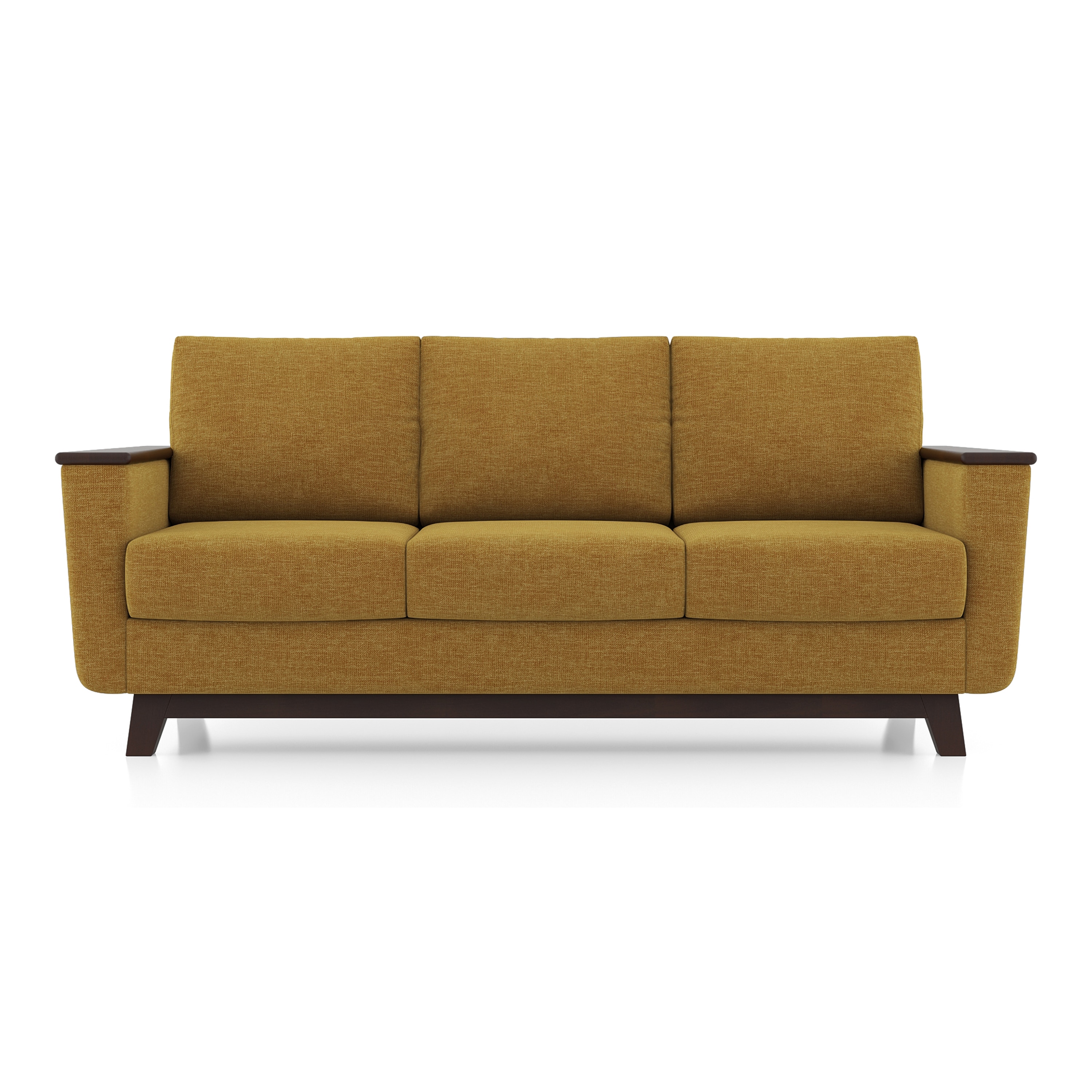 Corby Sofa Set (Colour: Ochre, Seater: 3+2+1)