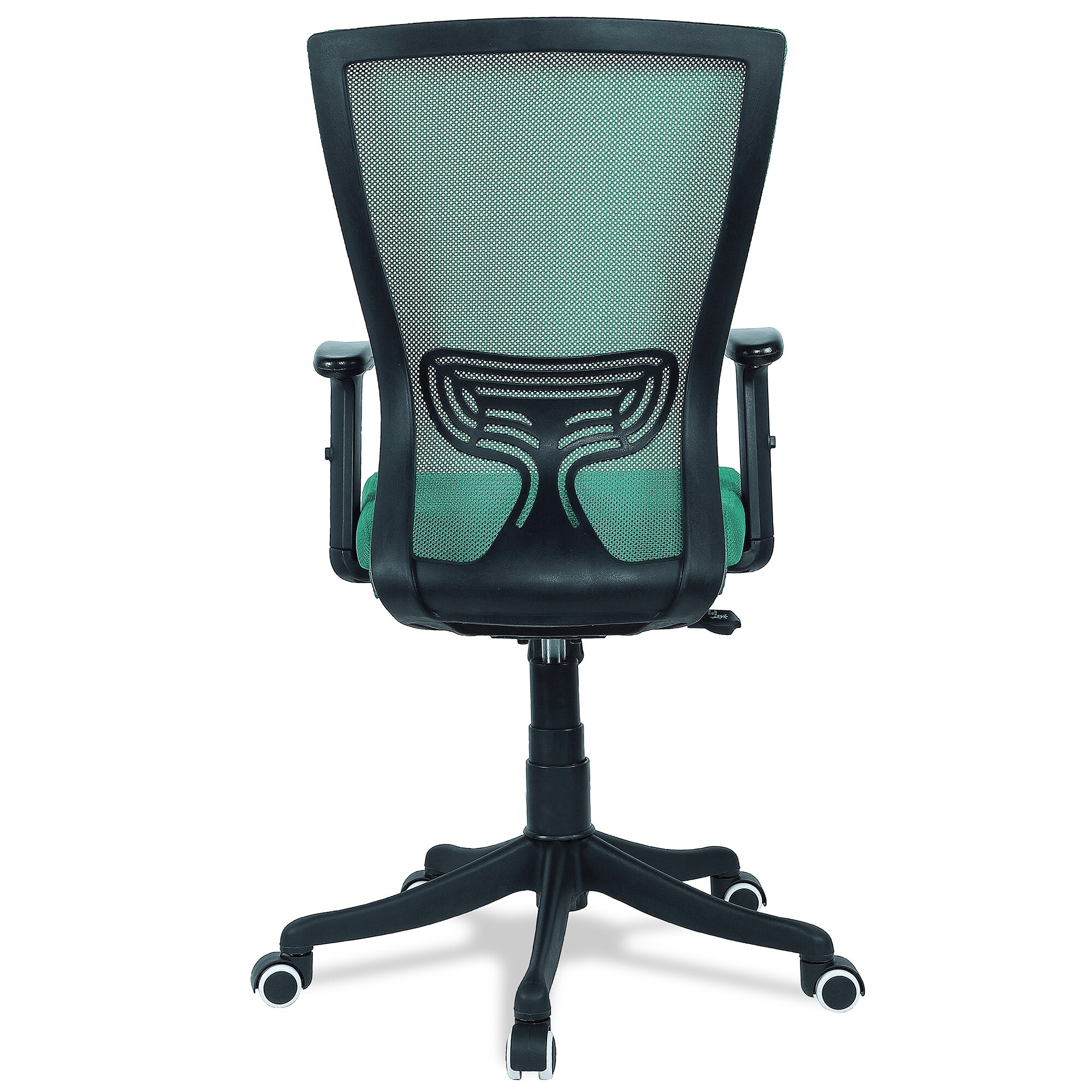 Ebeaony Mid Back Ergonomic Chair in Dark Green Colour