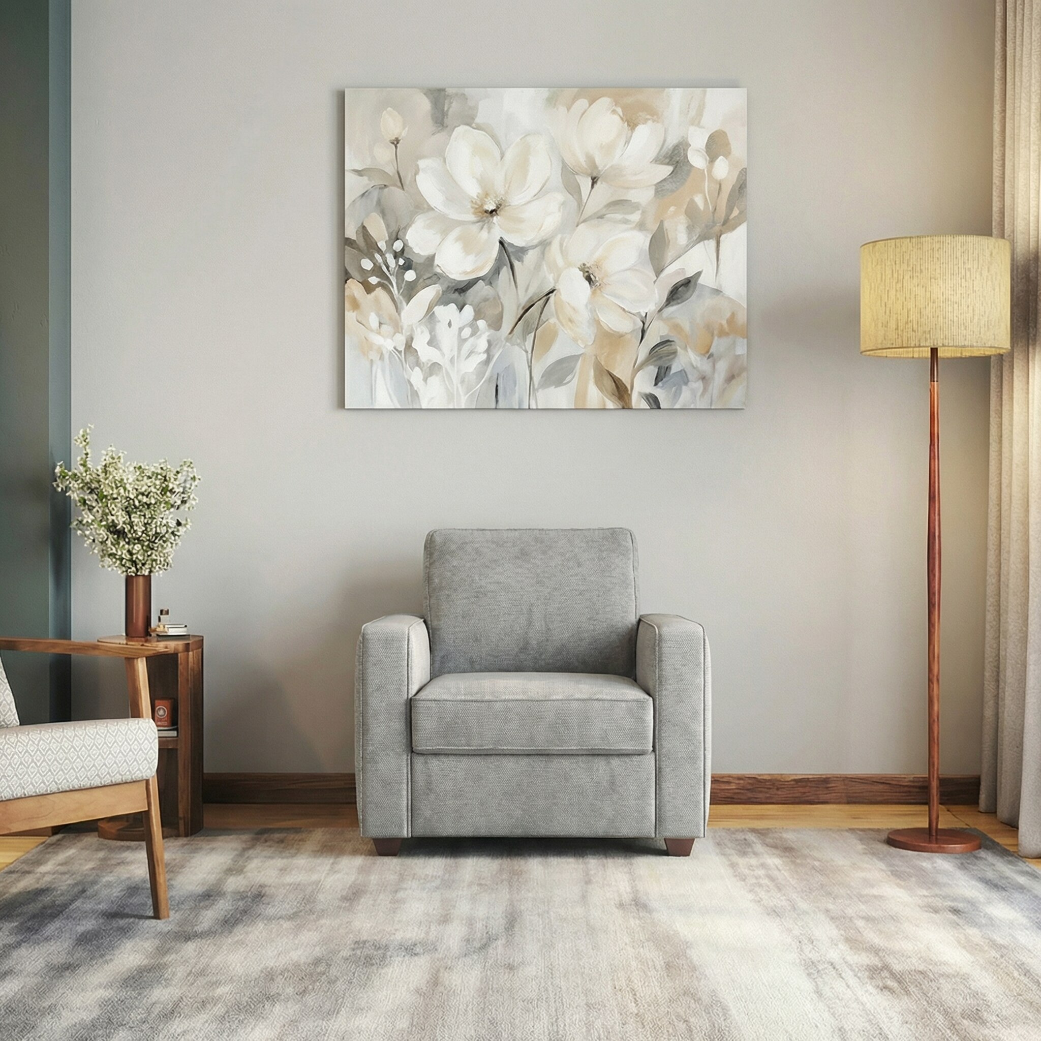Apollo High Back Fabric Sofa (Colour : Granite Weave, Seating Capacity : 1 Seater, Cushion Type : Hard, Back Type : High Back)-image-38