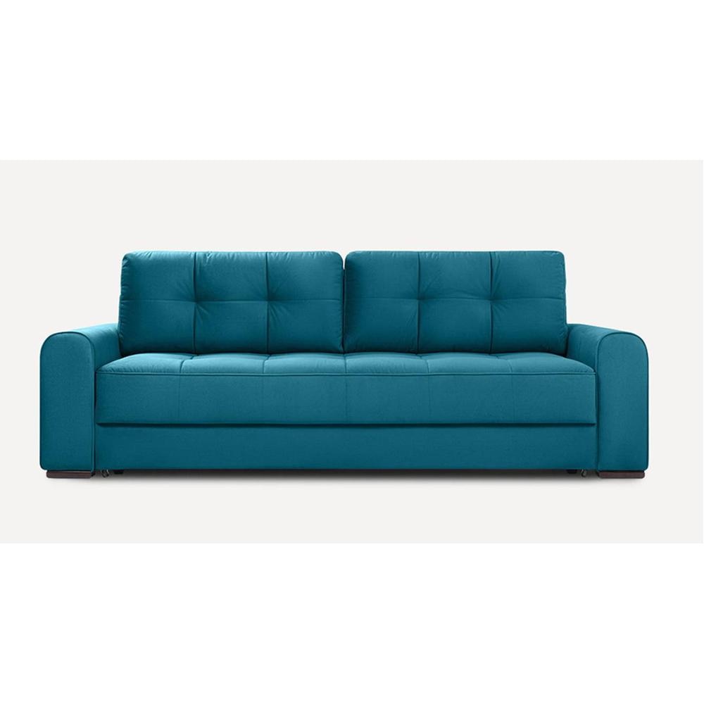 Calliro 3 Pull Out Sofa Cum Bed with storage In T Blue Colour