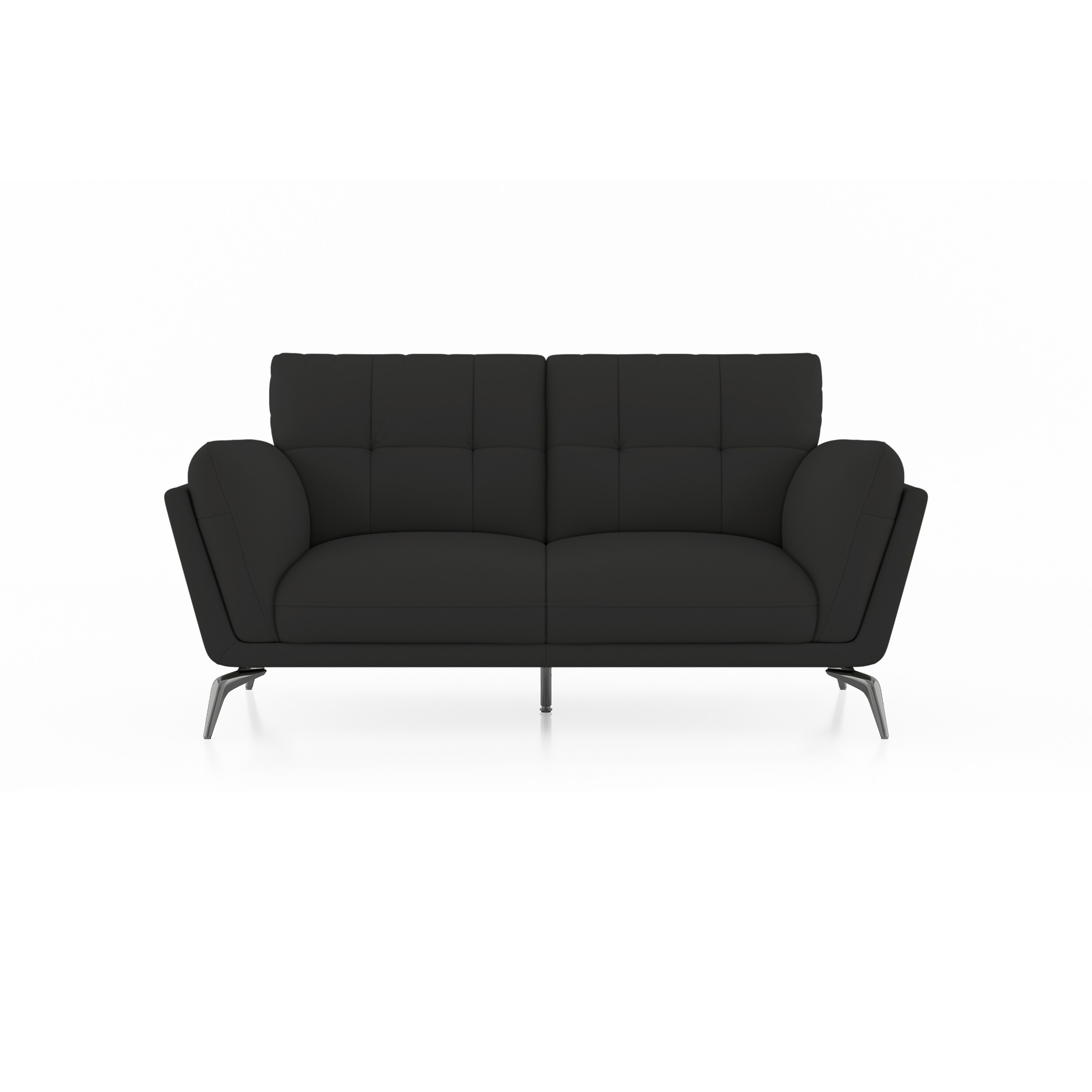 Vetra 2 seater Leather sofa in Slate Grey-image-12