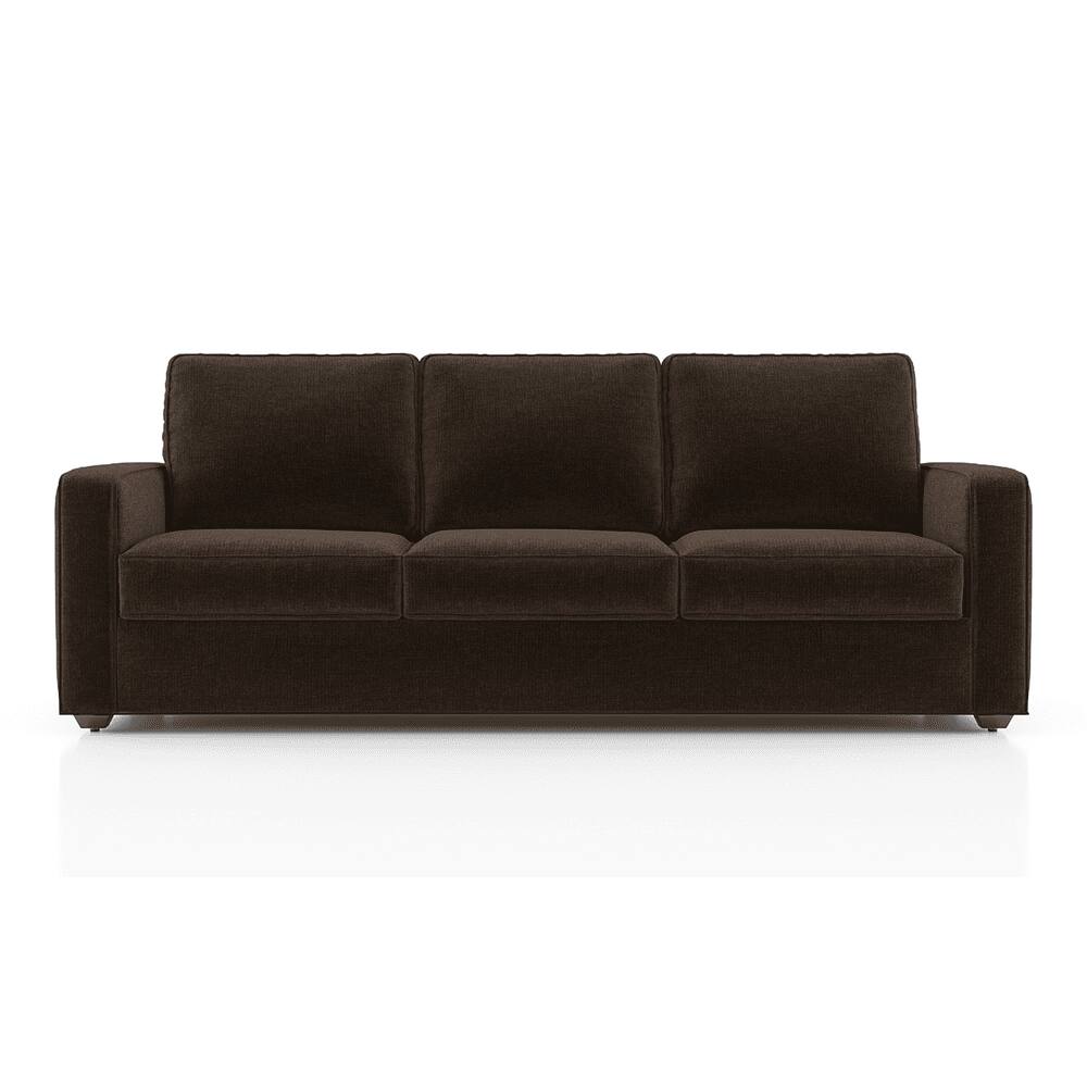 Apollo 3 Seater Fabric Sofa in Dark Earth Colour