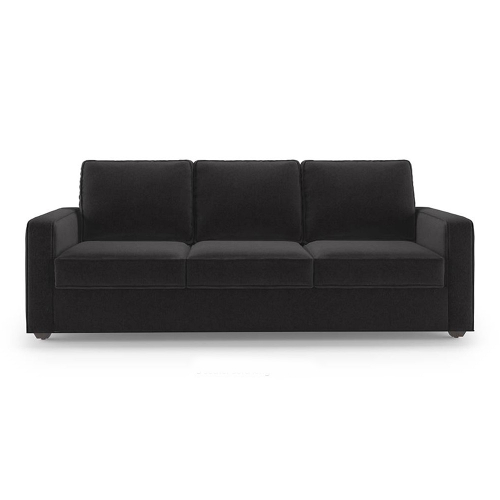 Apollo 3 Seater Fabric Sofa in Pebble Grey Colour-image-9