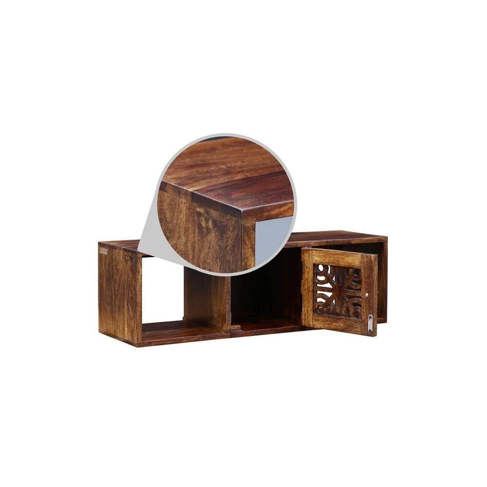 WOODENMOOD Rectangular Wall Cabinet