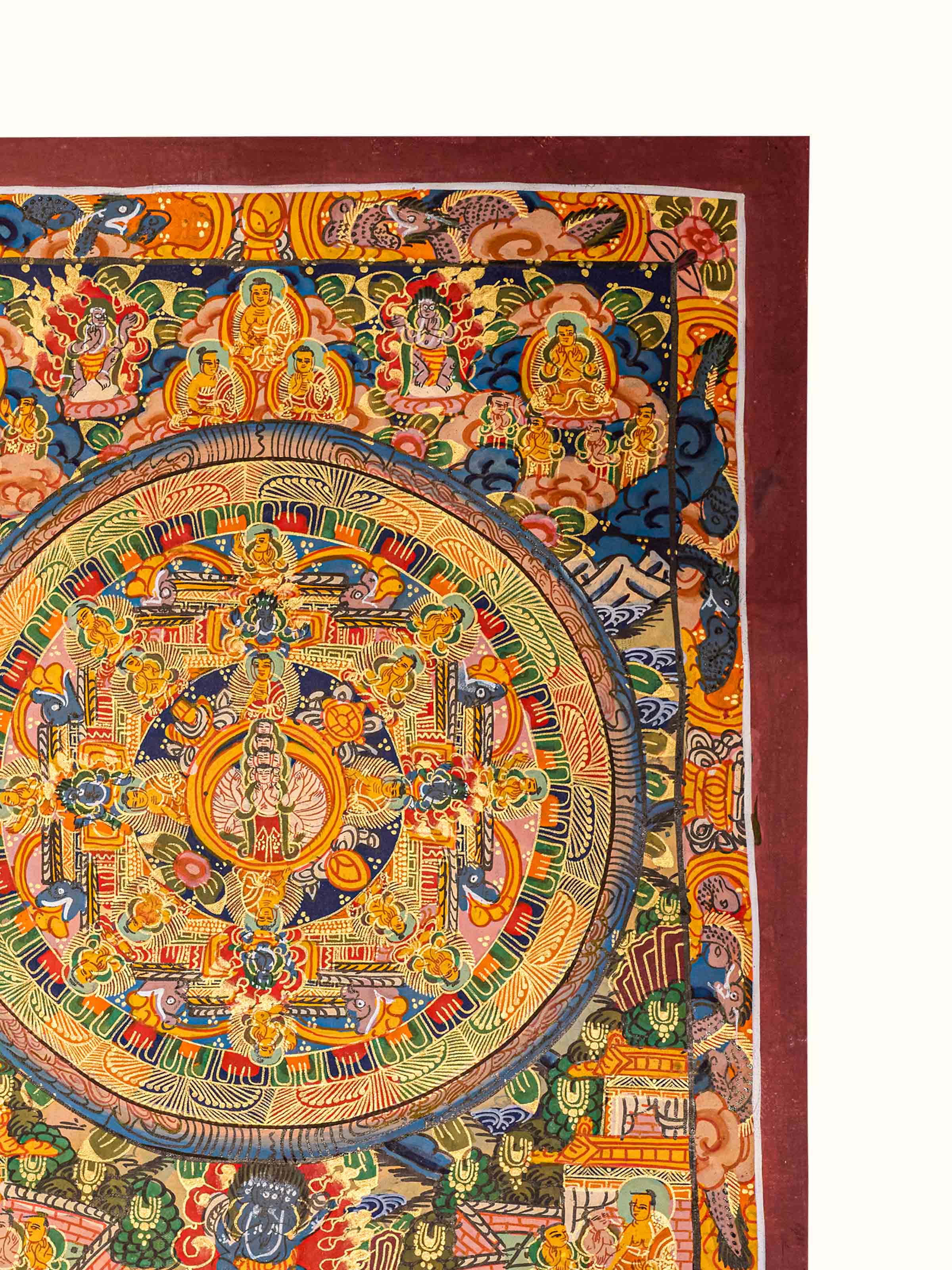 Buddha Mandala Thangka Painting