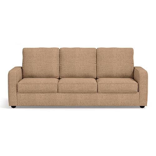 Apollo Sofa Set (Colour : Sandshell Beige, Cushion : Soft, Back Type : High Back, Seater : 3+1+1)
