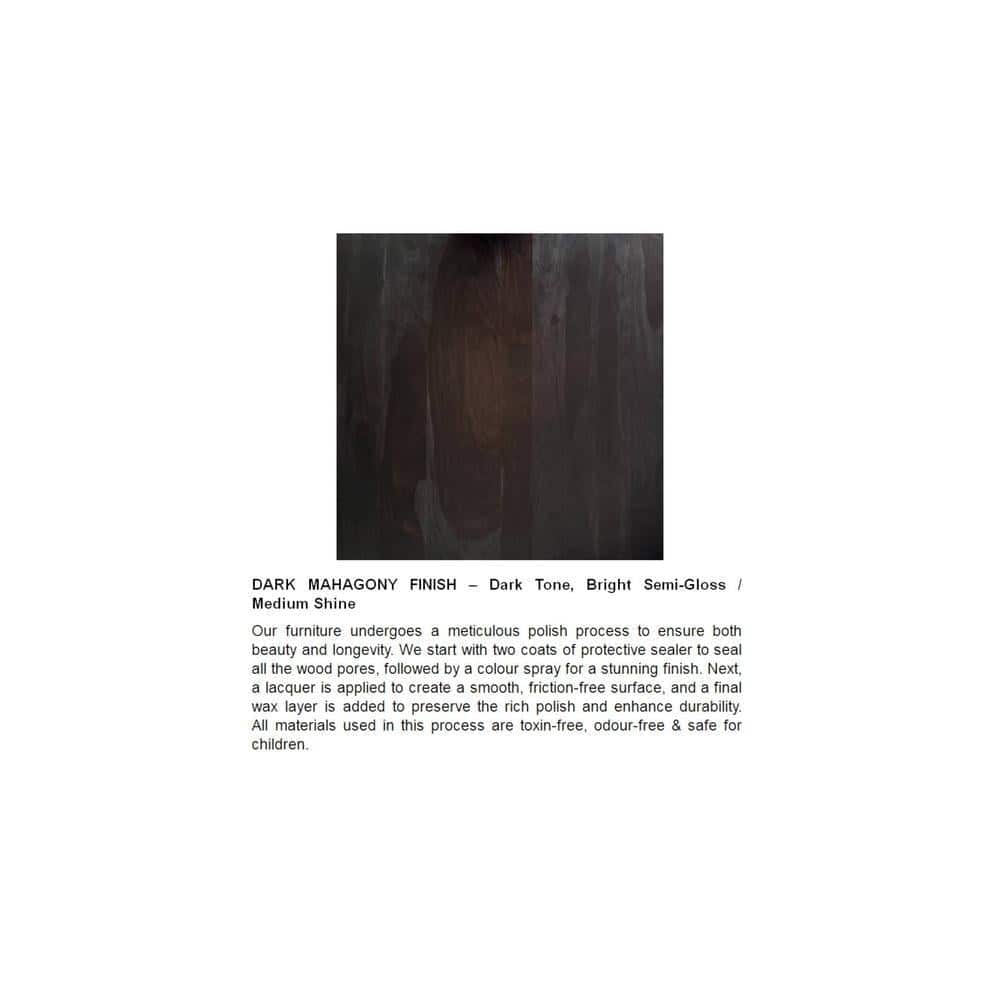 Wembley Sheesham Wood Wine Rack for 5 Bottles in Mahogany Finish