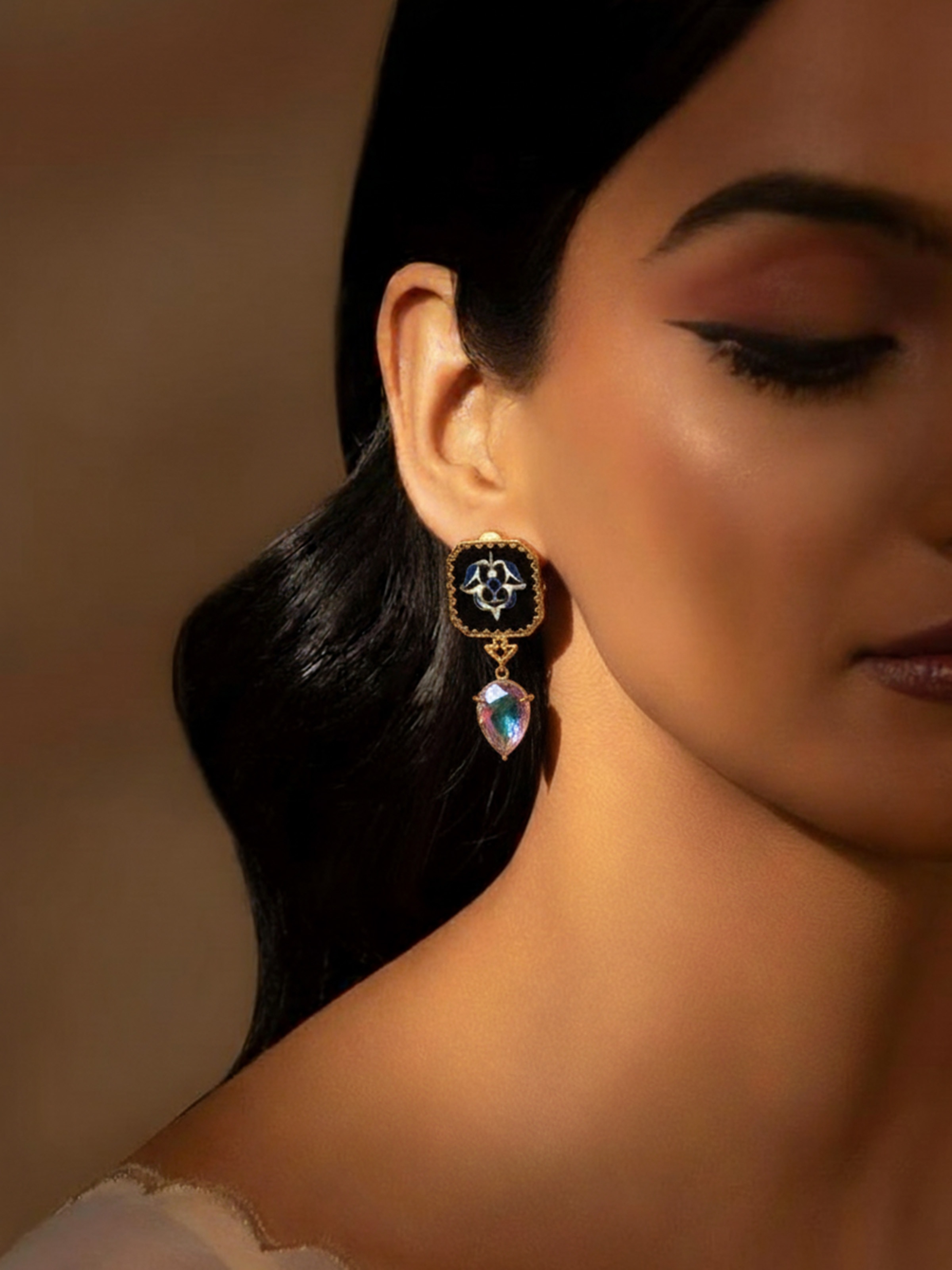 Parchinkari Silver Drop Earrings