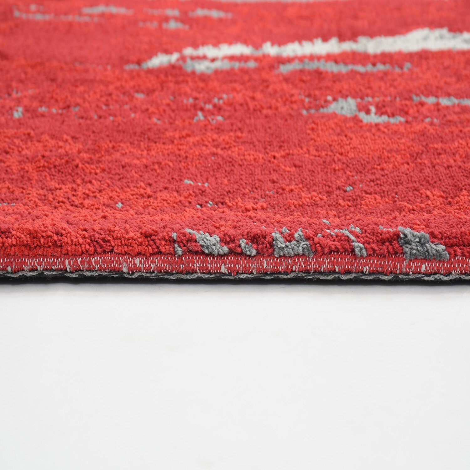 Multicolor Abstract Machine Made Polyester 5 X 7 Feet Carpet