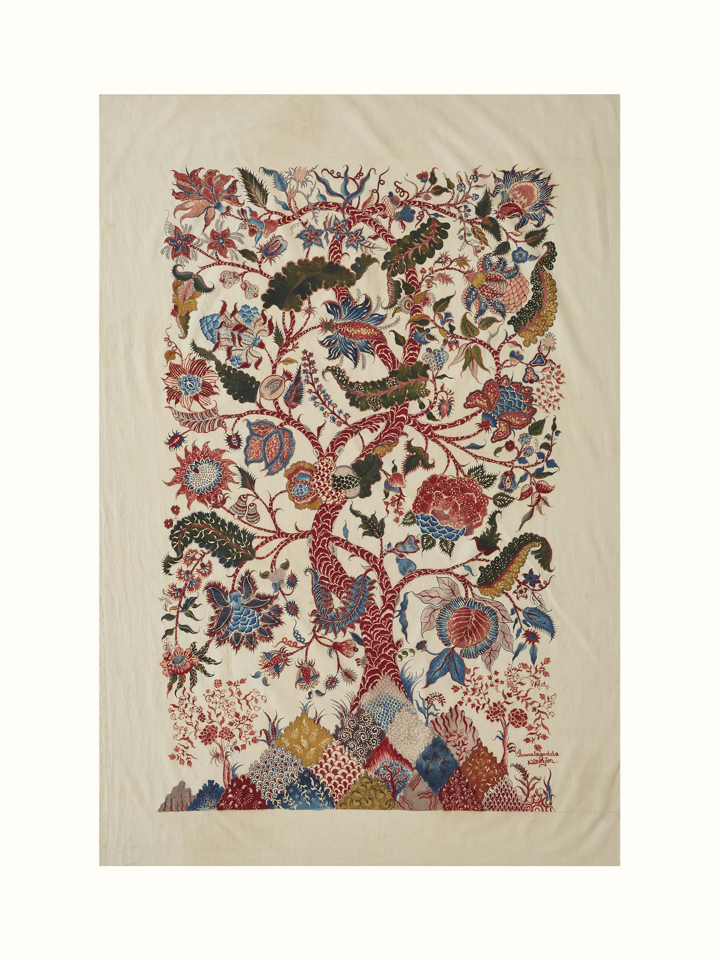 Kalamkari Celestial Tree Painting