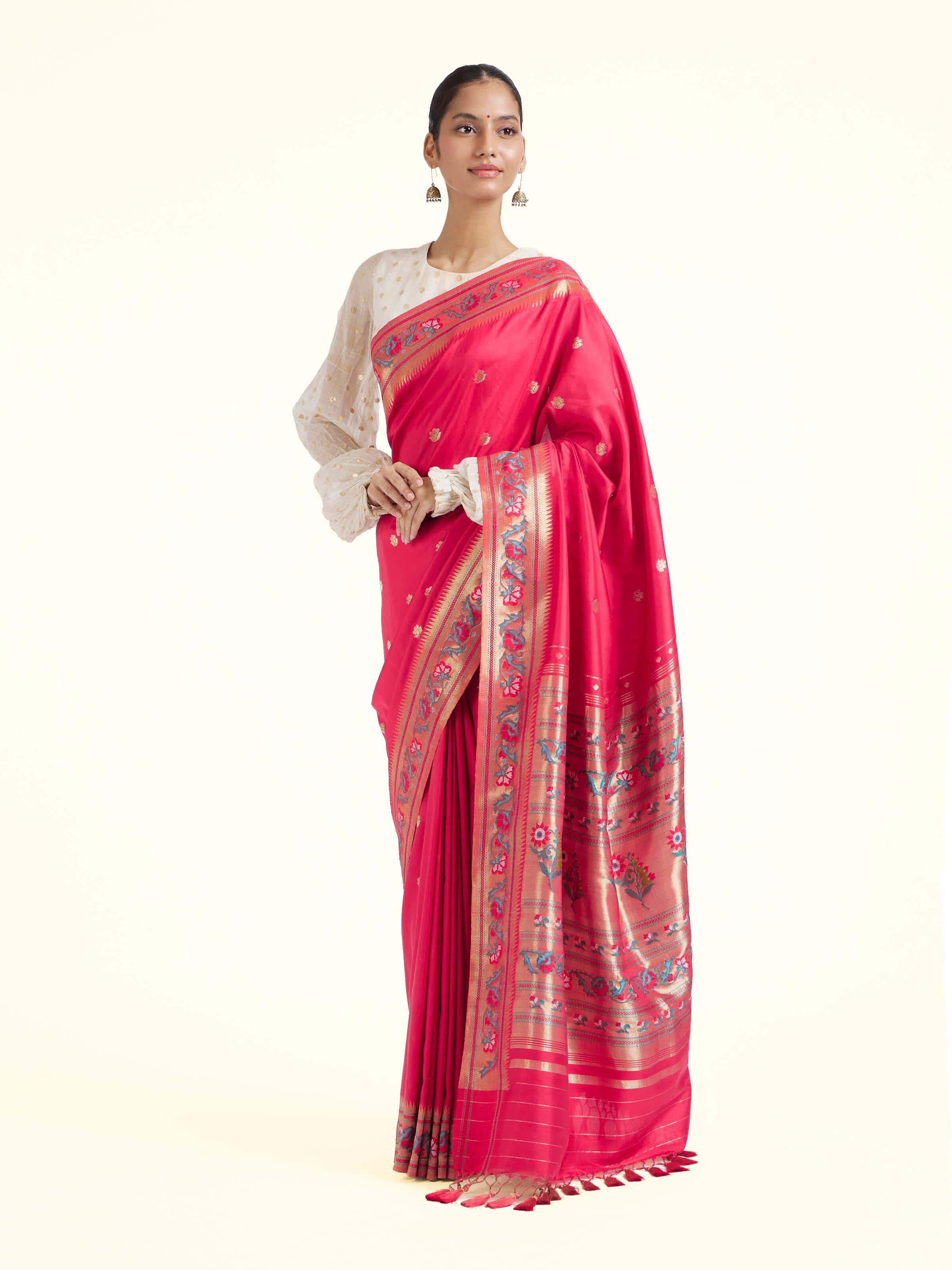Aadhya Silk Paithani Saree