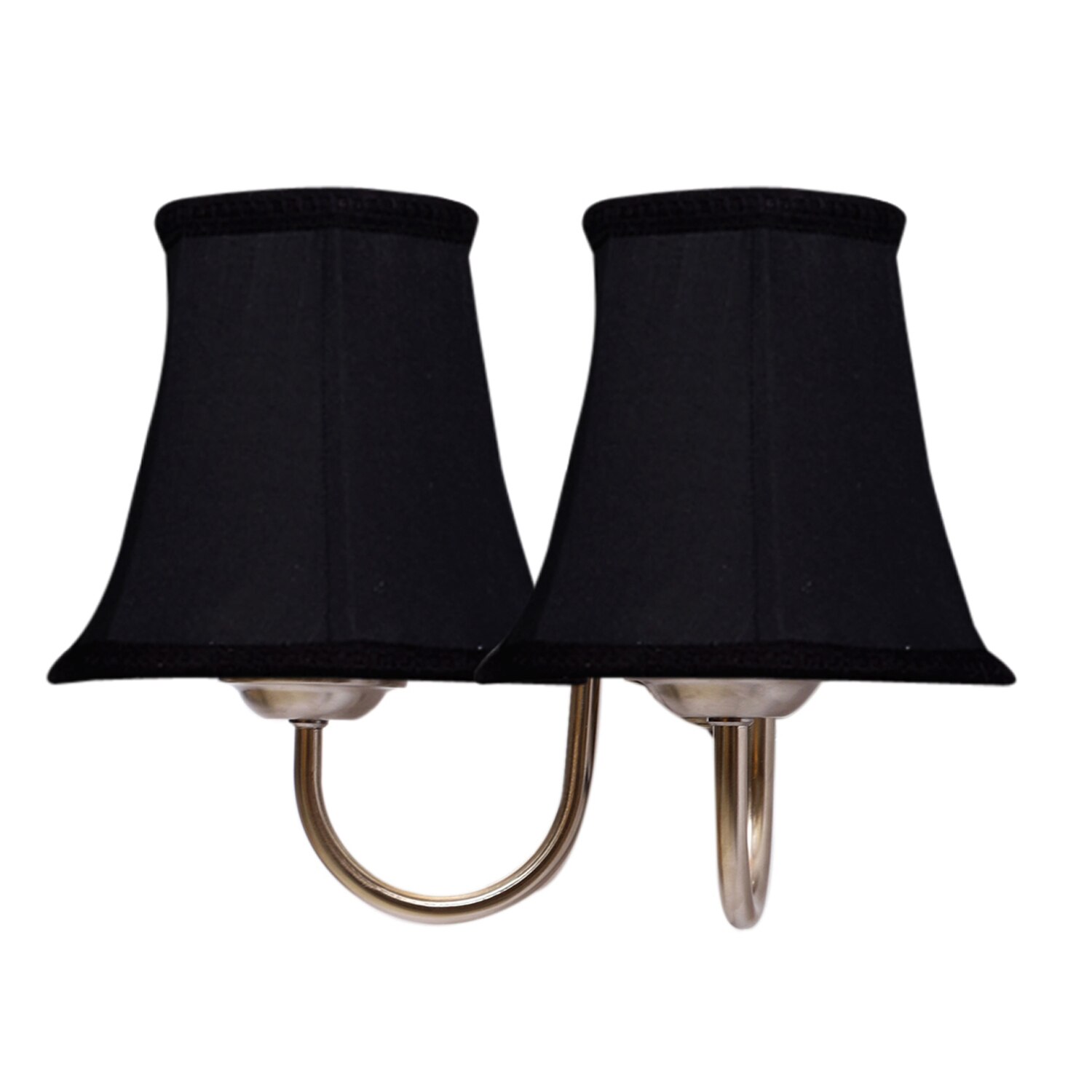 Devansh Dual Steel Metal  Wallmounted Lamp With Cotton Steel Metal  Shade