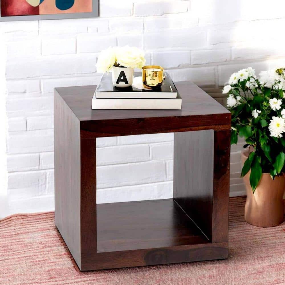 Berlin End Table - Walnut Finish