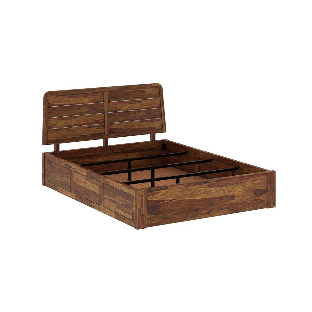 Samriddh Solid Wood Queen Size Box Size Storage Bed