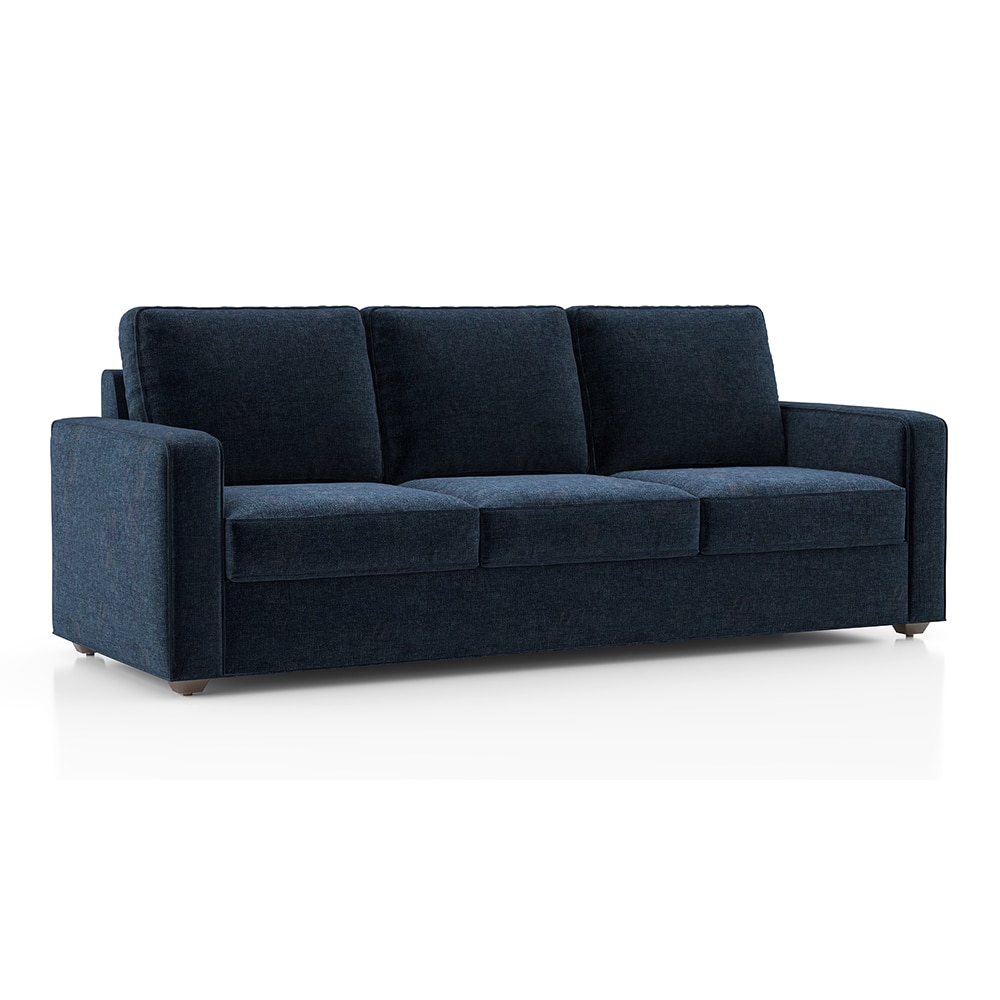 Apollo Compact Sofa Set (Colour : Cobalt, Cushion : Hard, Back Type : Regular, Seater : 3+2+1)