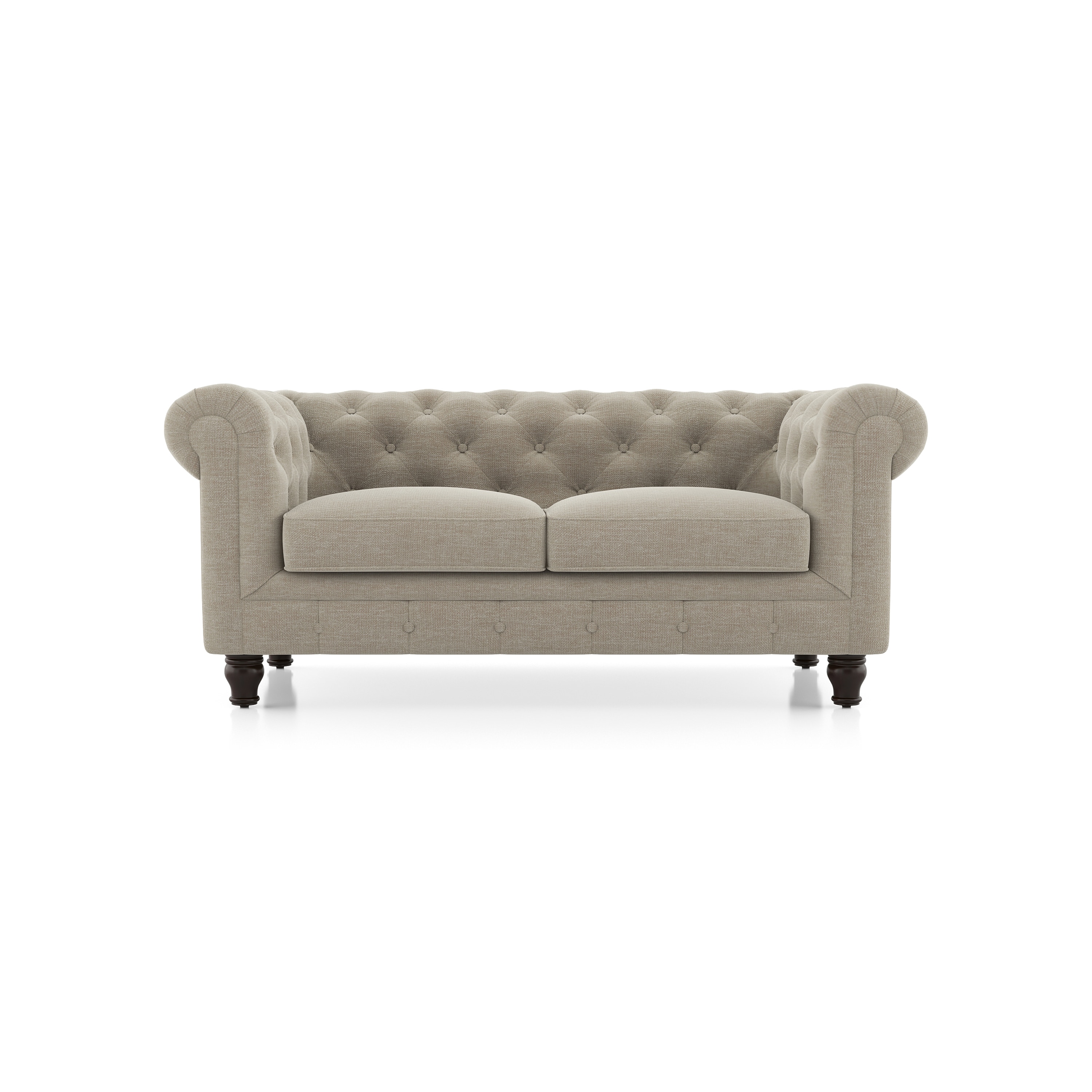 Winchester Essential 2 Seater Fabric Sofa In Oyster Beige