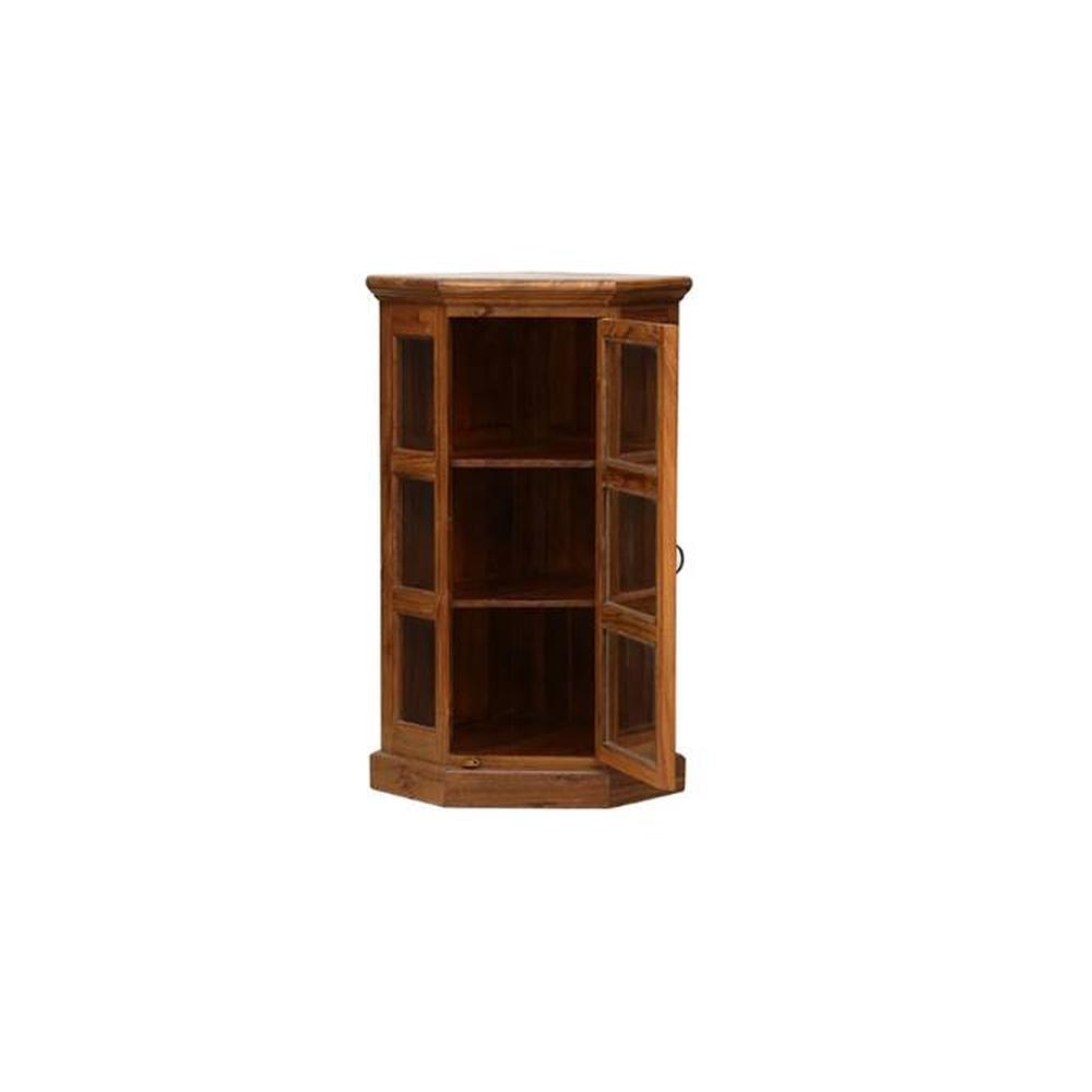 Simson Solid Wood Bookshelf In Natural Finish