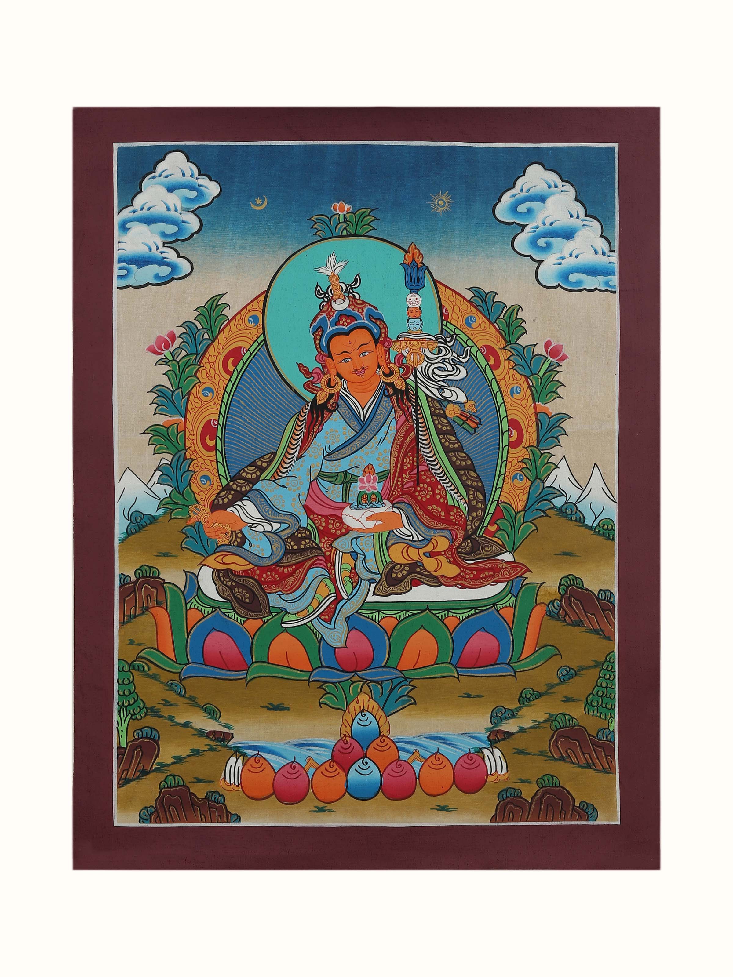Guru Padmasambhava Thangka Painting