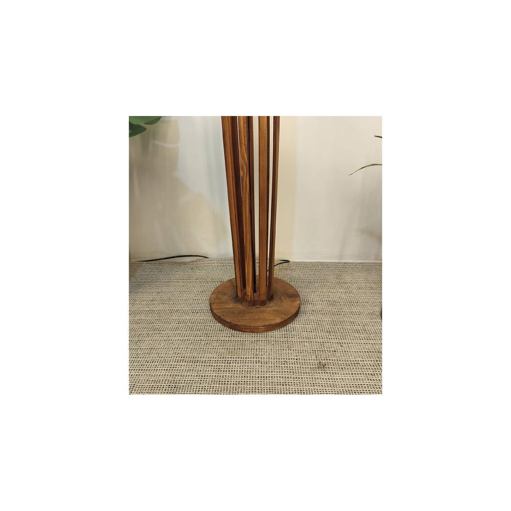 Tall Boy Black Jute Floor Lamp with Black Jute Base