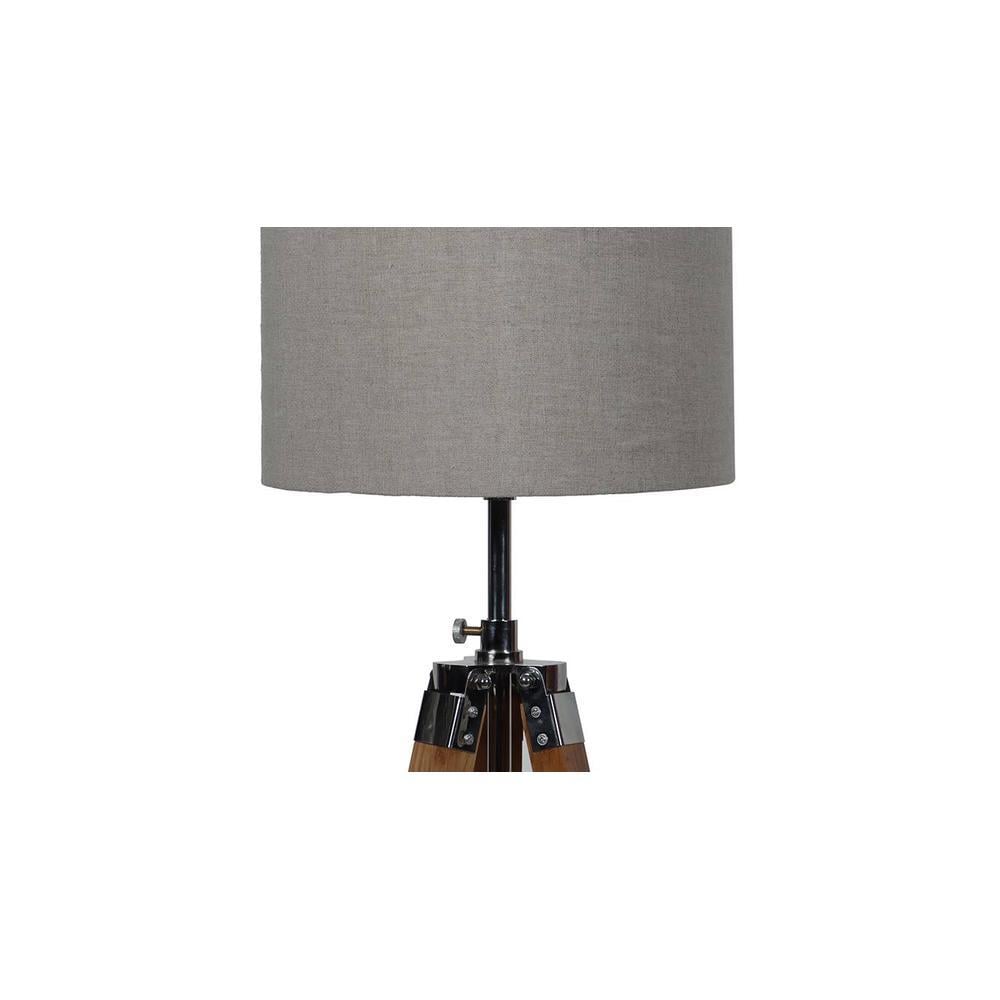 Freeda Natural Linen Shade Floor Lamp