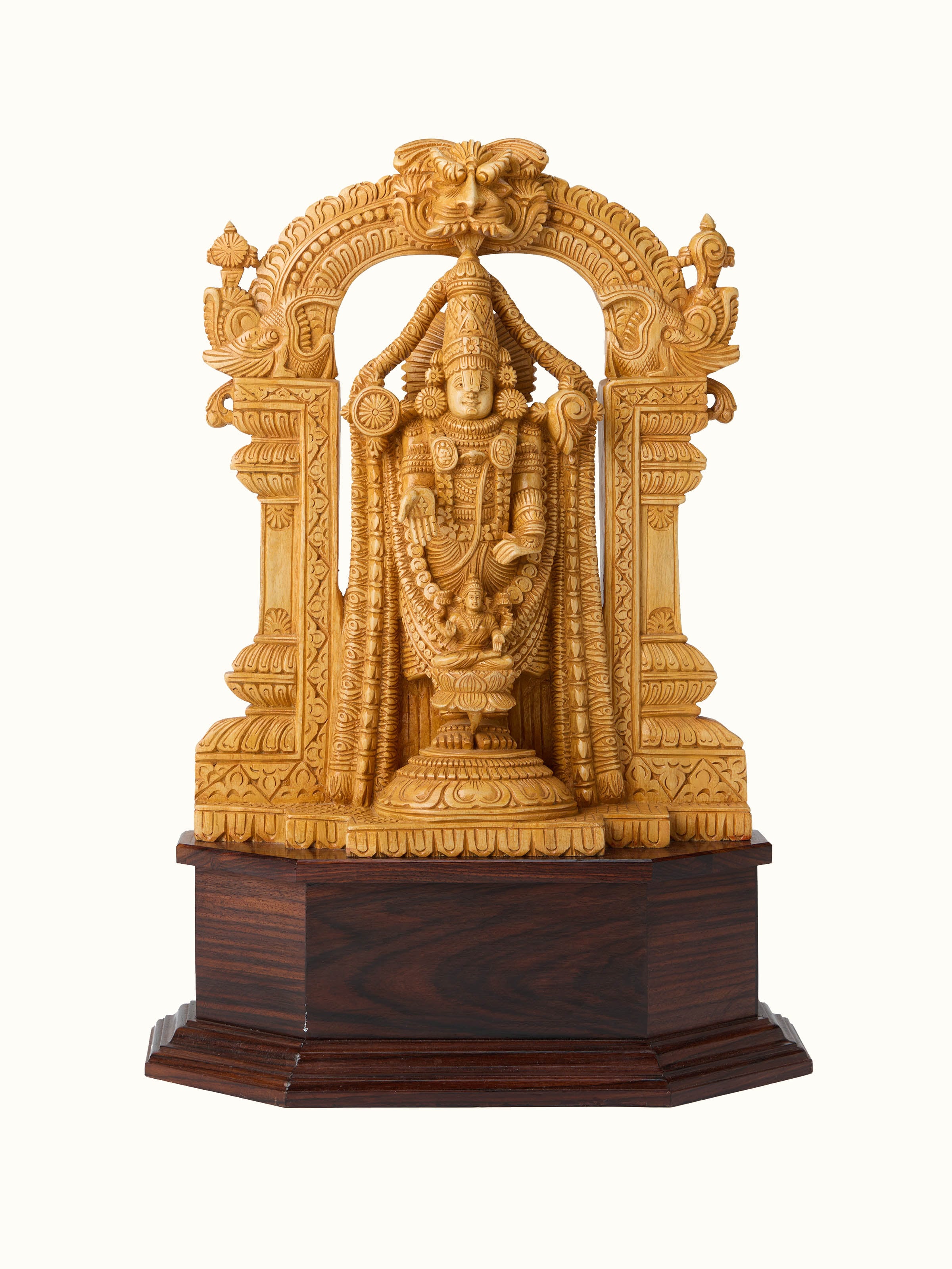 Wood Carved Balaji Idol
