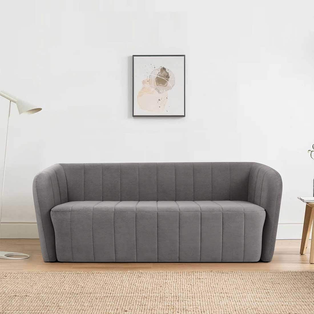 Candler Fabric Sofa (Grey)