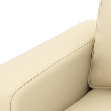 Apollo Compact Sofa (Colour : Cream, Cushion : Soft, Seating Capacity : Left Aligned 3 Seater + Left Aligned Chaise)
