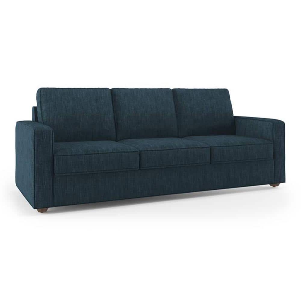 Apollo 3 Seater Fabric Sofa in Indigo Blue Colour