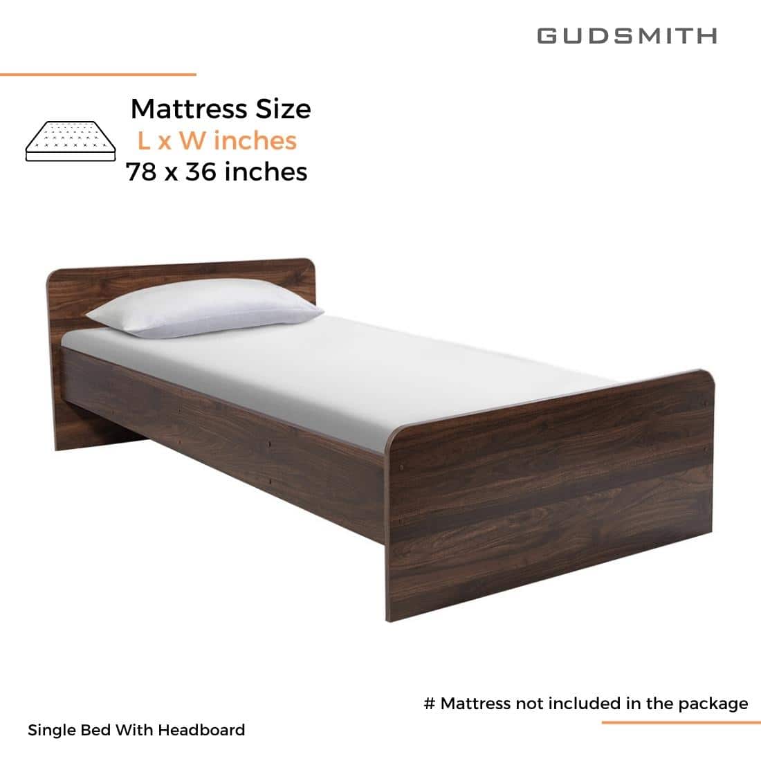 Esmeralda Single Bed without Storage