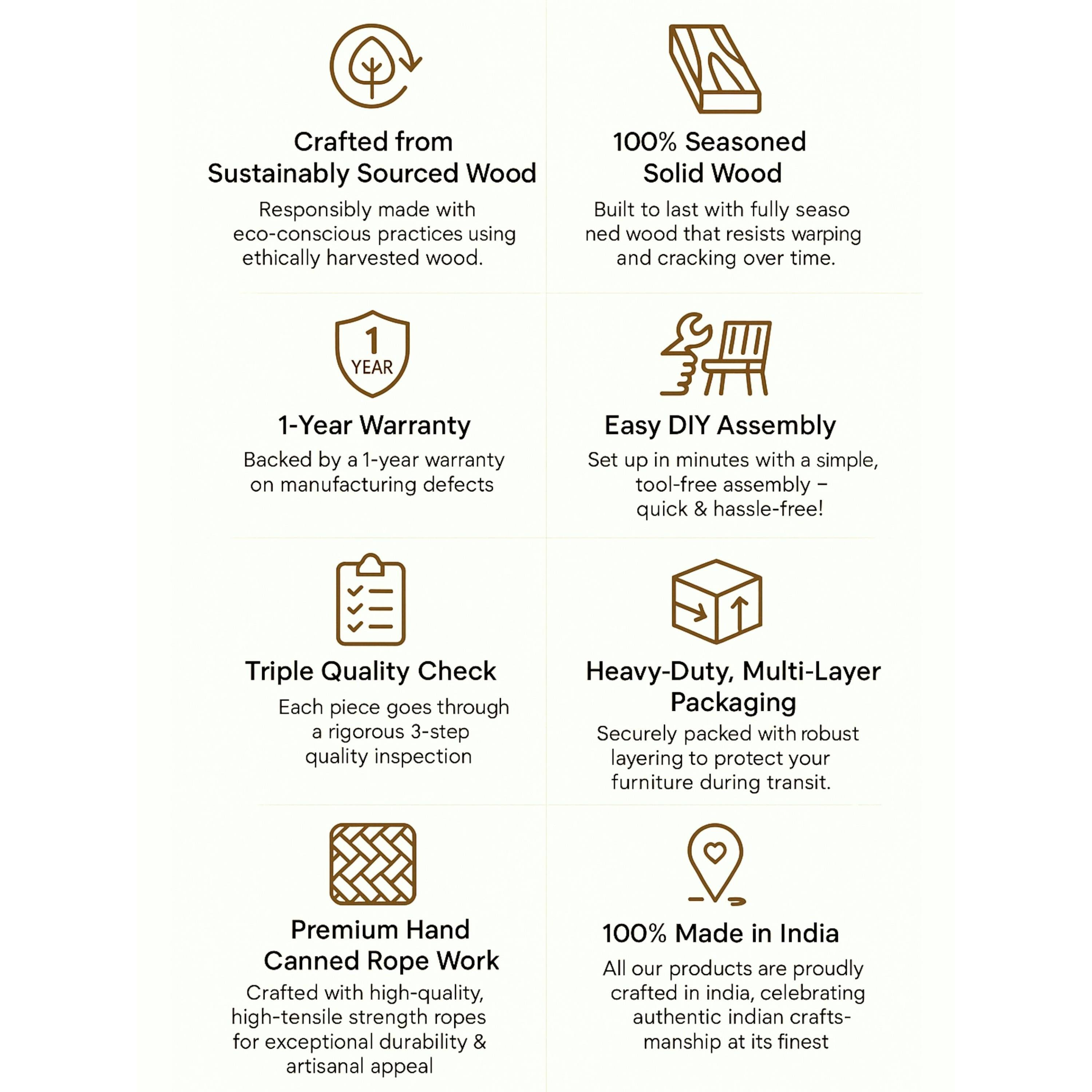 Oakville Sheesham Wood 2 Seater Maachi Bench In Assorted Multi-Colour Chindi & Yellow Rope Canning