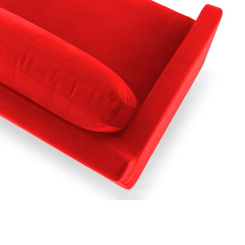 Velore Fabric Sofa (Red)