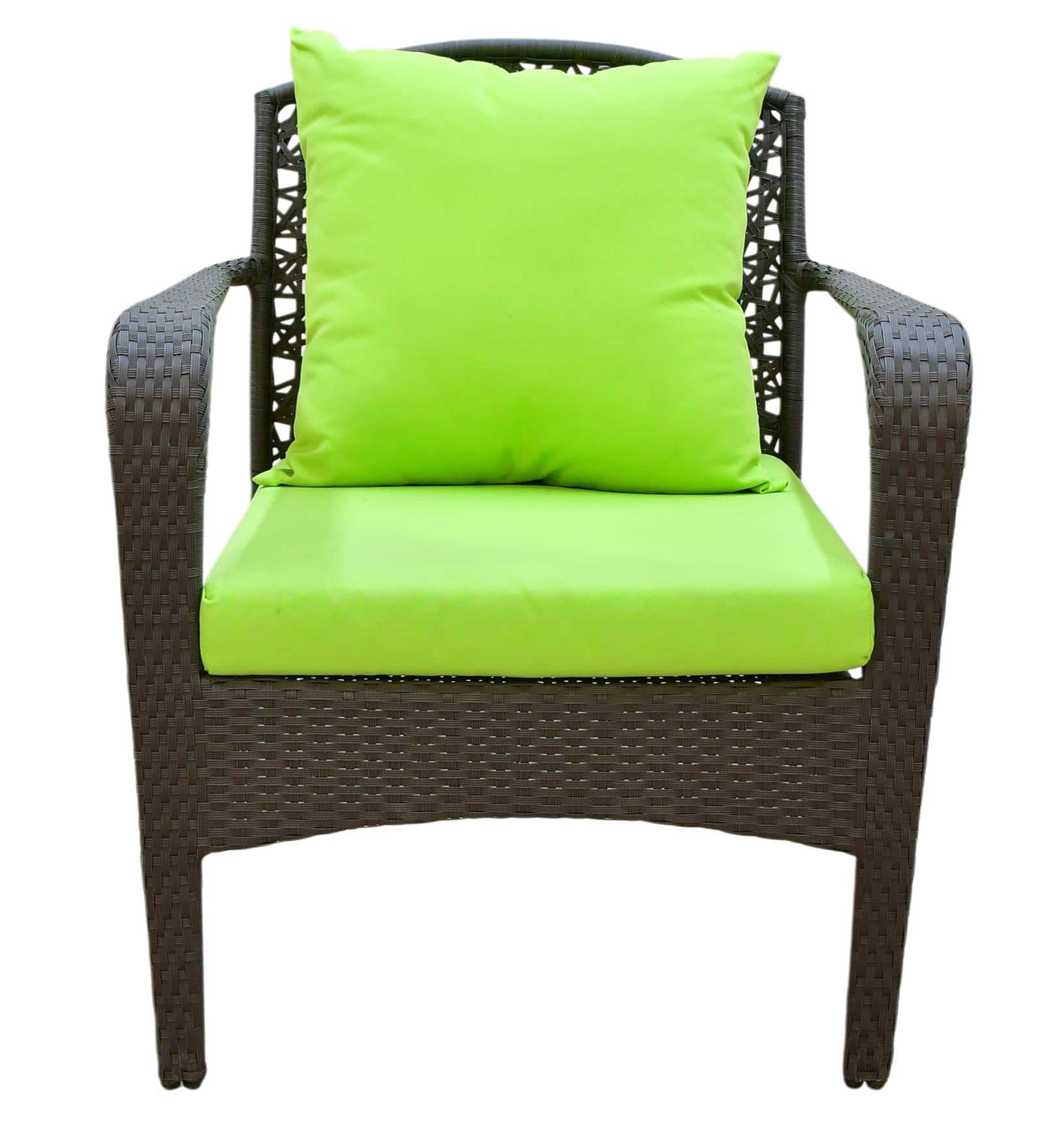 Dijon 2+1+1 Seater Wicker Sofa Set in White Colour