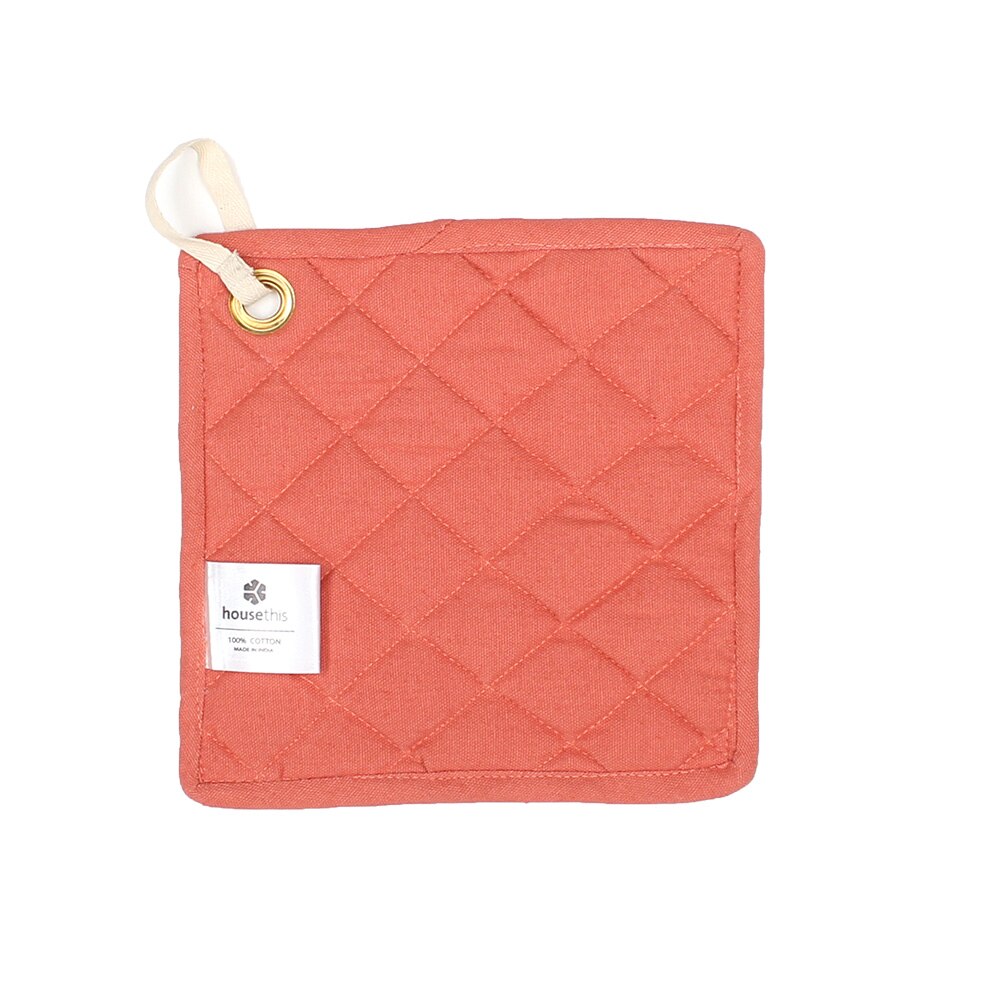 Hemis Gompa Set Of 2 Pot Holders with Multi colour