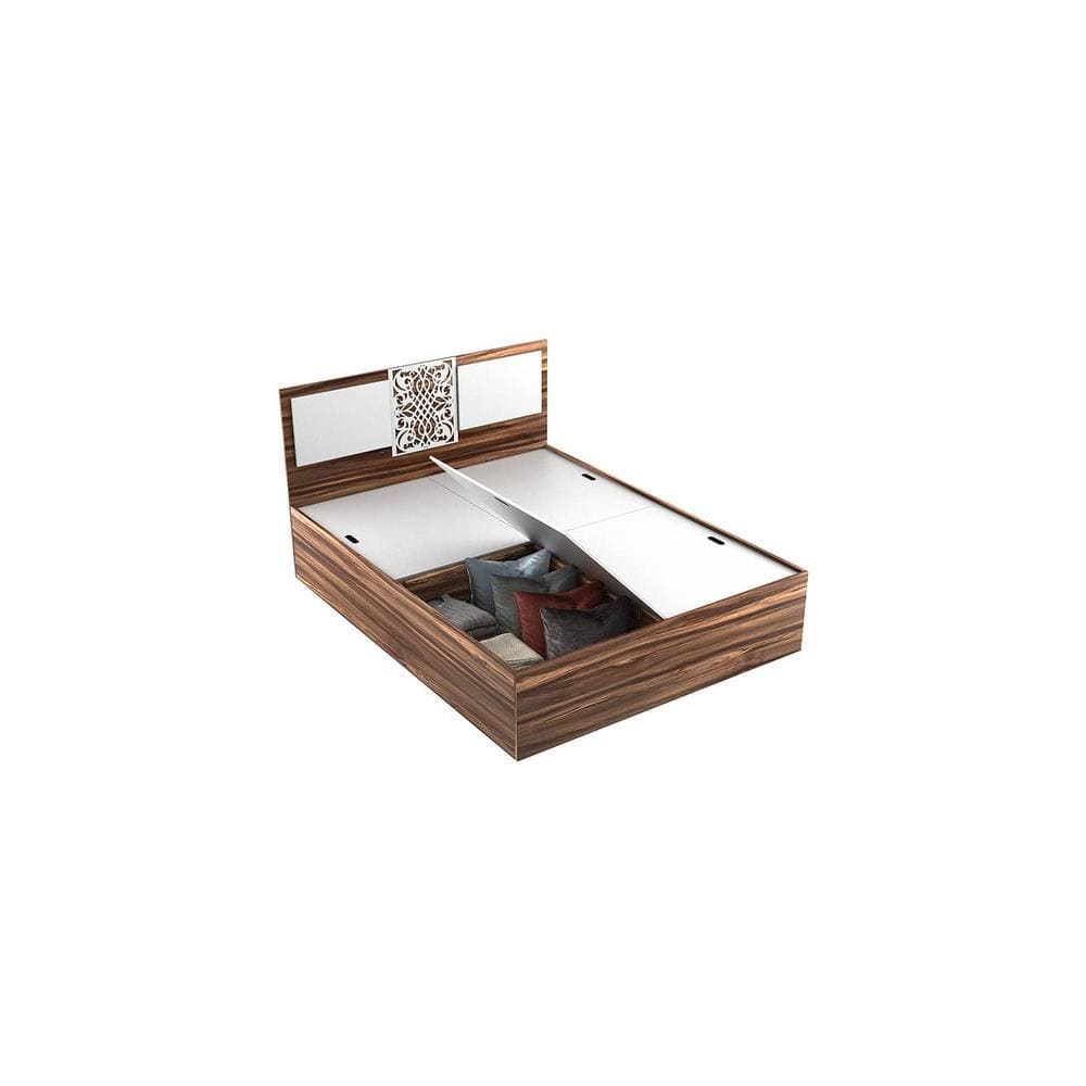 Flora Queen Bed With Box Storage