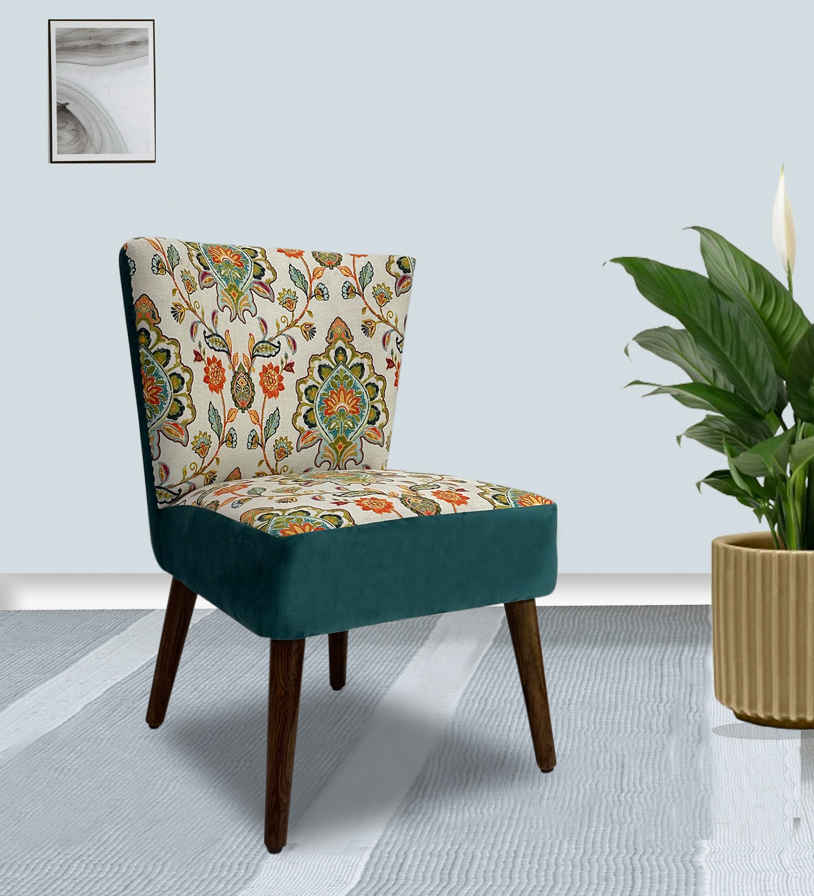 Tiara Multi-Flower Accent Chair