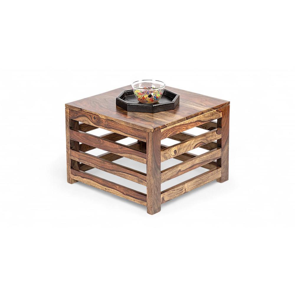 Montreal Sheesham Wood Coffee Table In Teak Finish