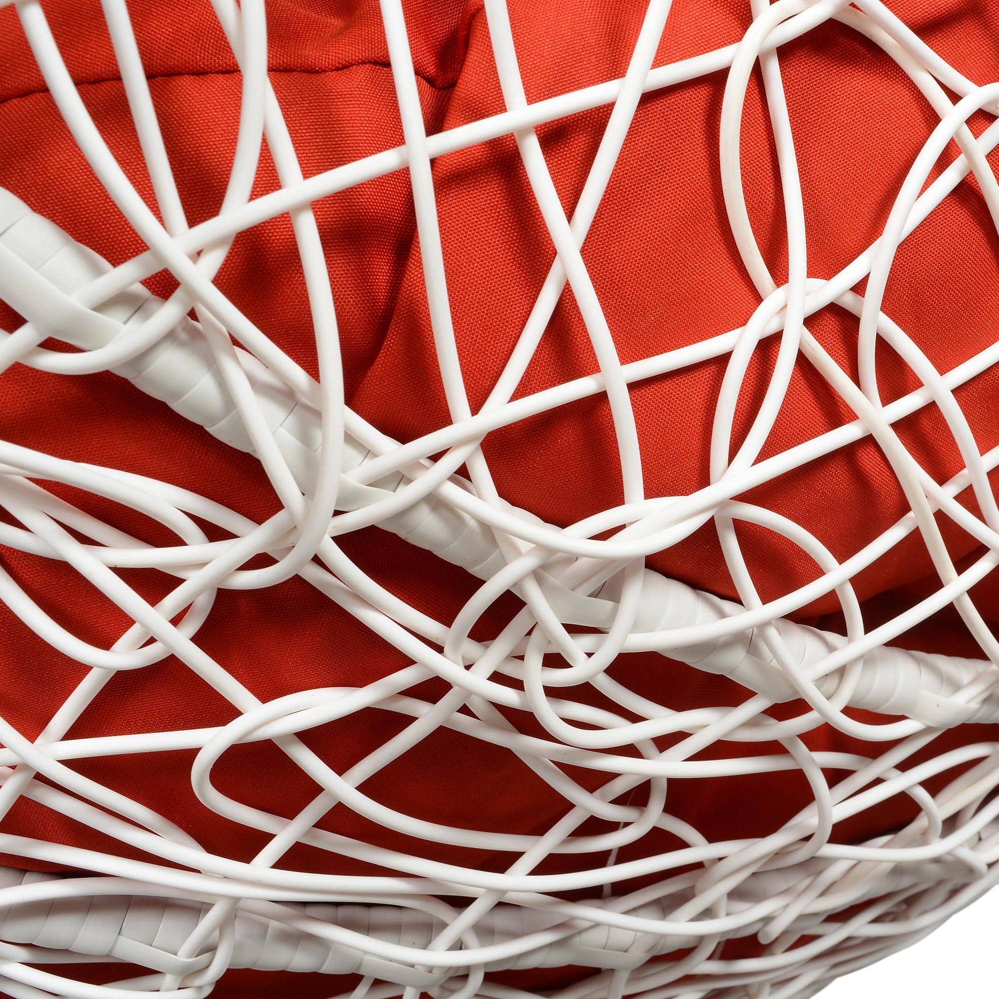 Bern Wicker Swing In White Color