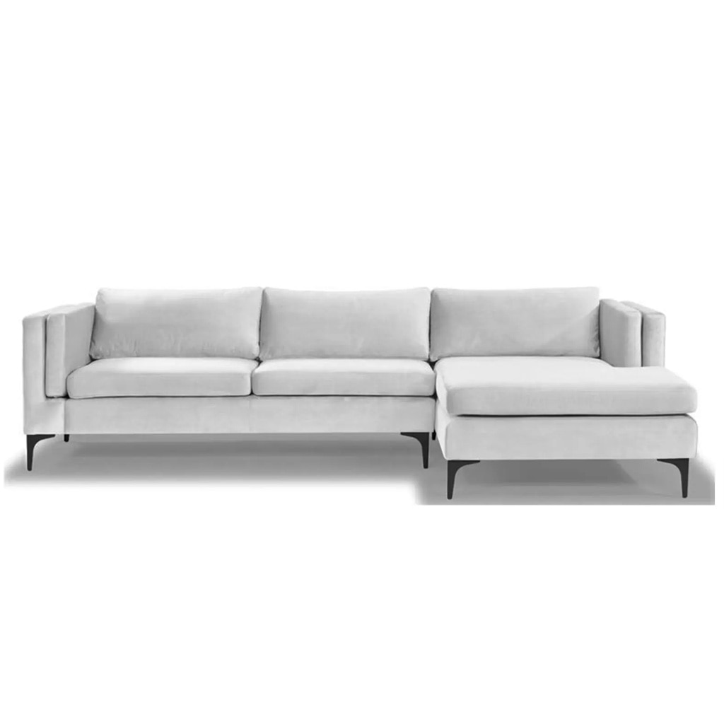 Brezza Sectional Fabric Sofa - Grey