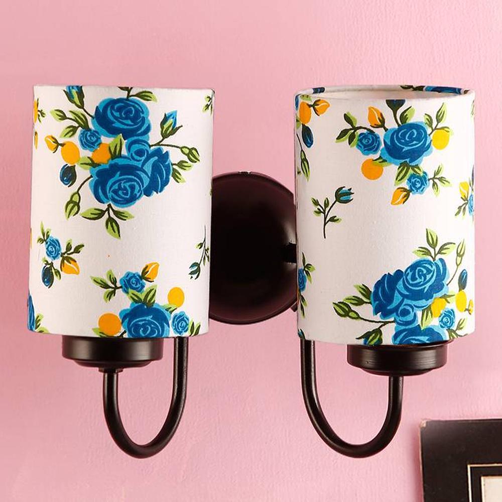 Mayleen Multicolour Fabric Wall Light