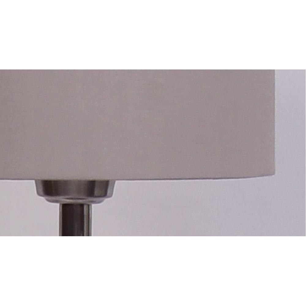 Darlene Grey Cotton Shade Floor Lamp
