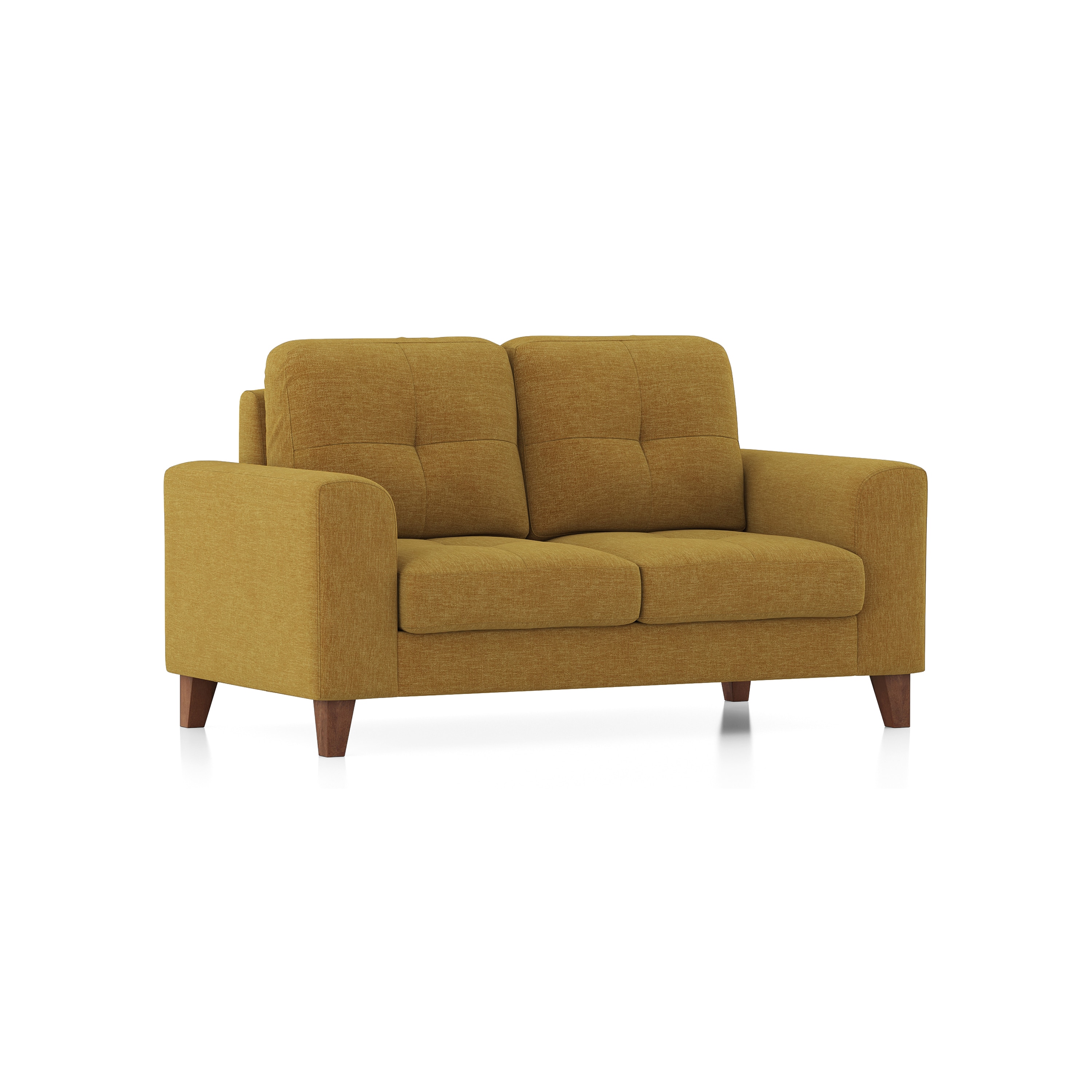 Verona Sofa Set (Colour: Ochre, Seater: 2+1+1)