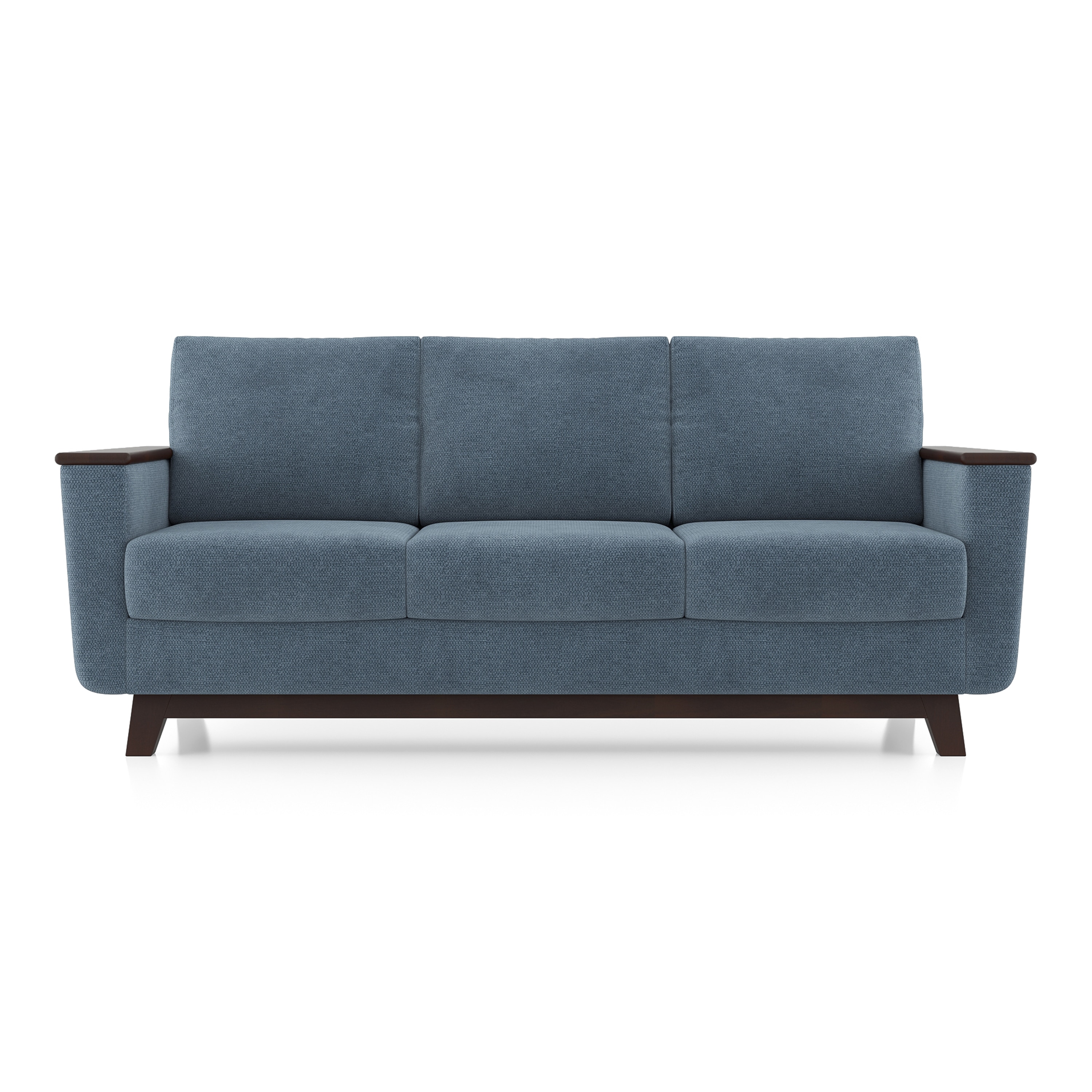 Corby Essential 3 Seater Fabric Sofa In Ocean Weave