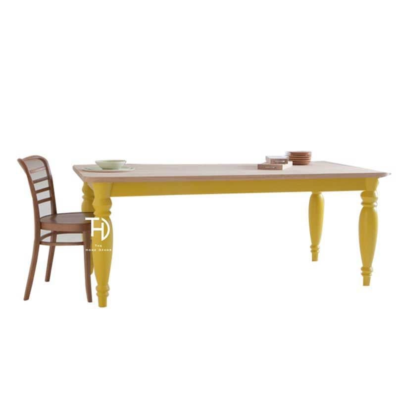 Yellora Solid Wood Dining Table Mango Natural Finish