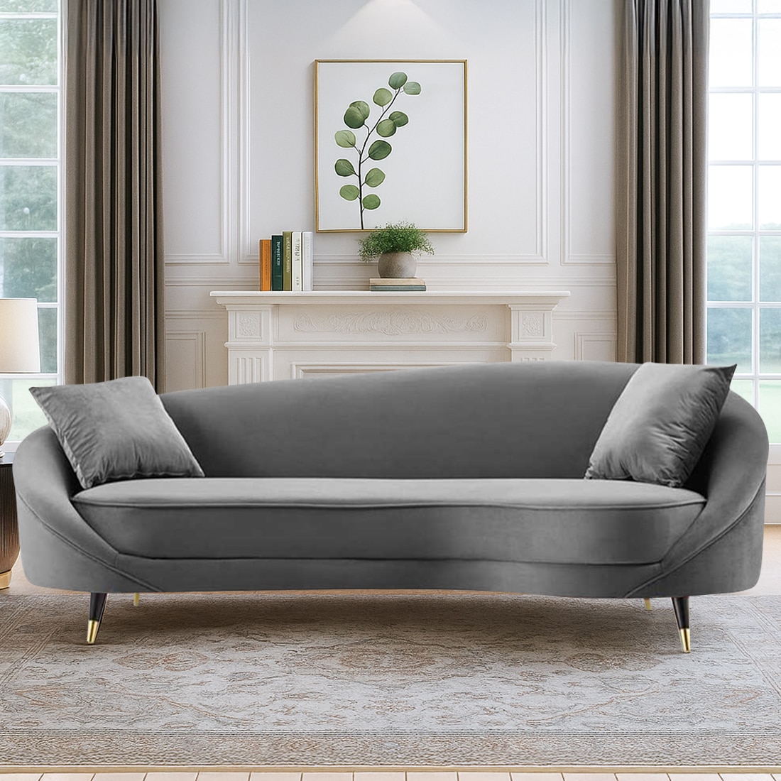 Corpen Fabric Sofa (Grey)
