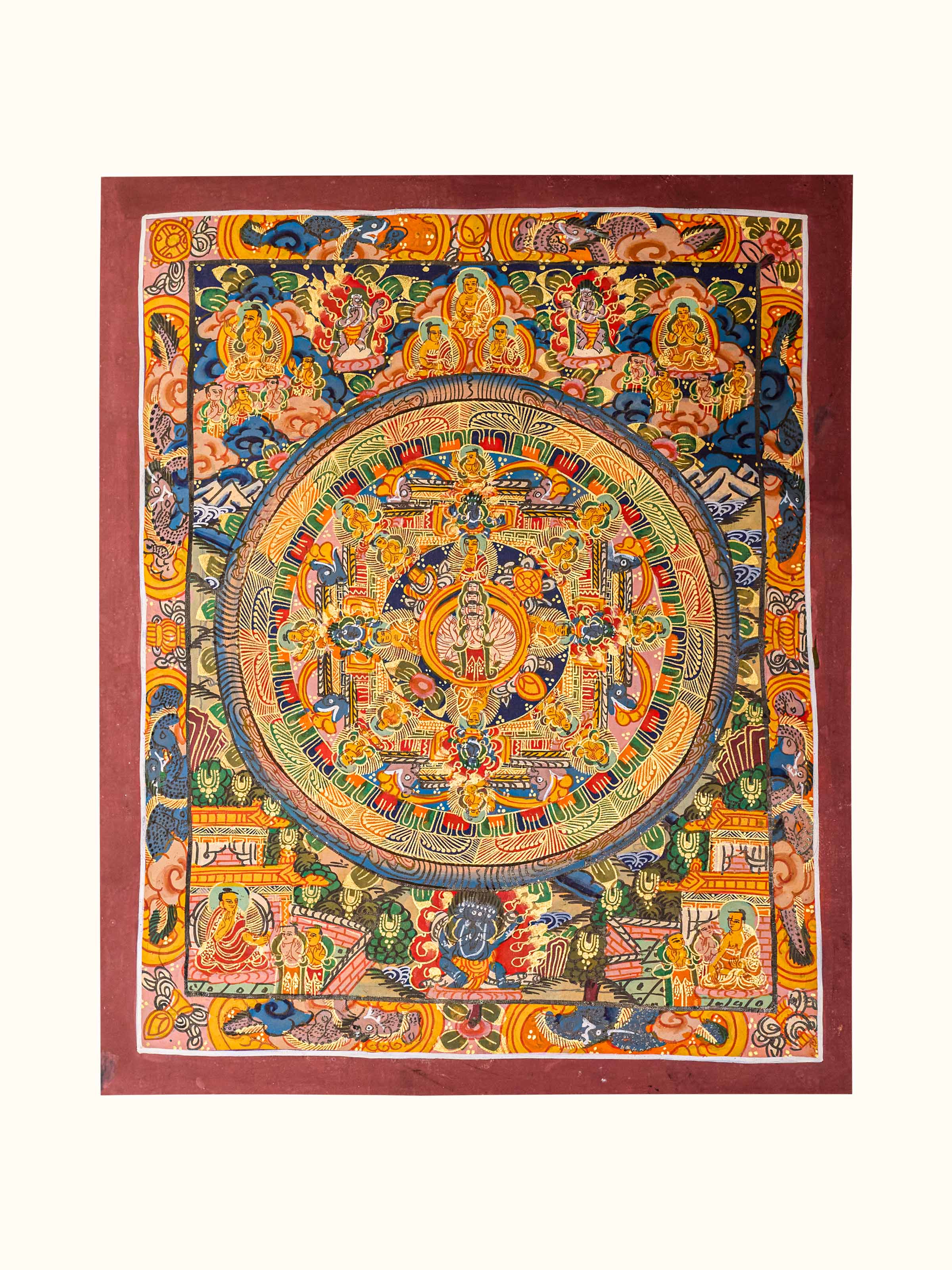 Buddha Mandala Thangka Painting