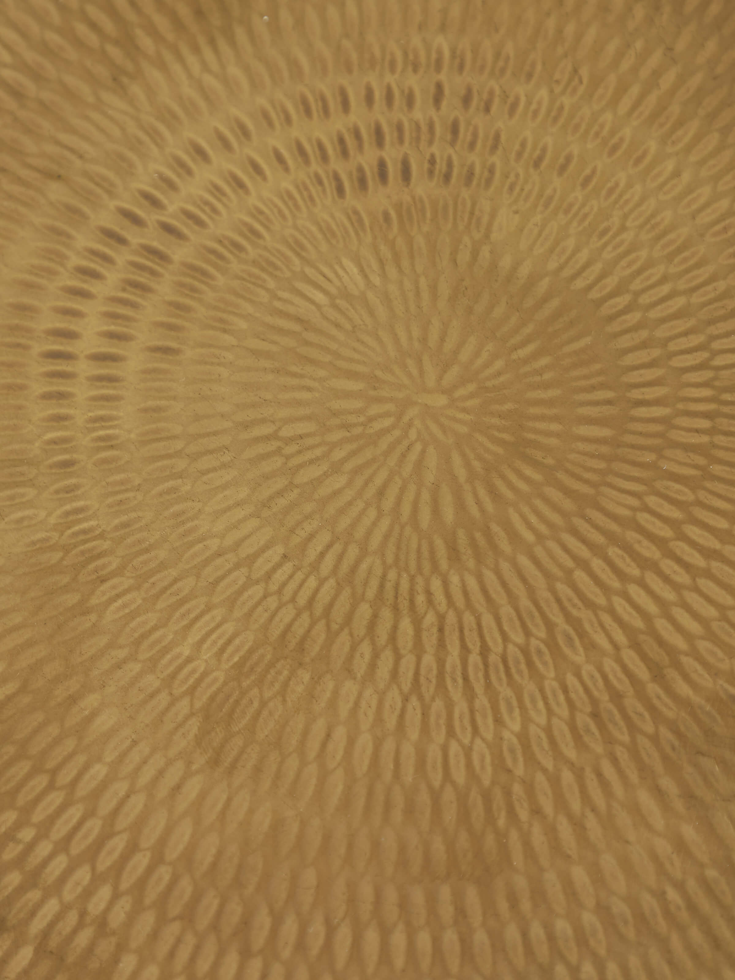 Detail shot of Antique Brass Thathera Nesting Table