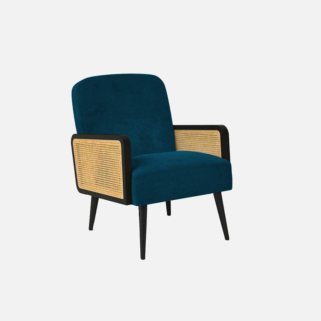 Haden Ratan Accent Chair in T blue Colour