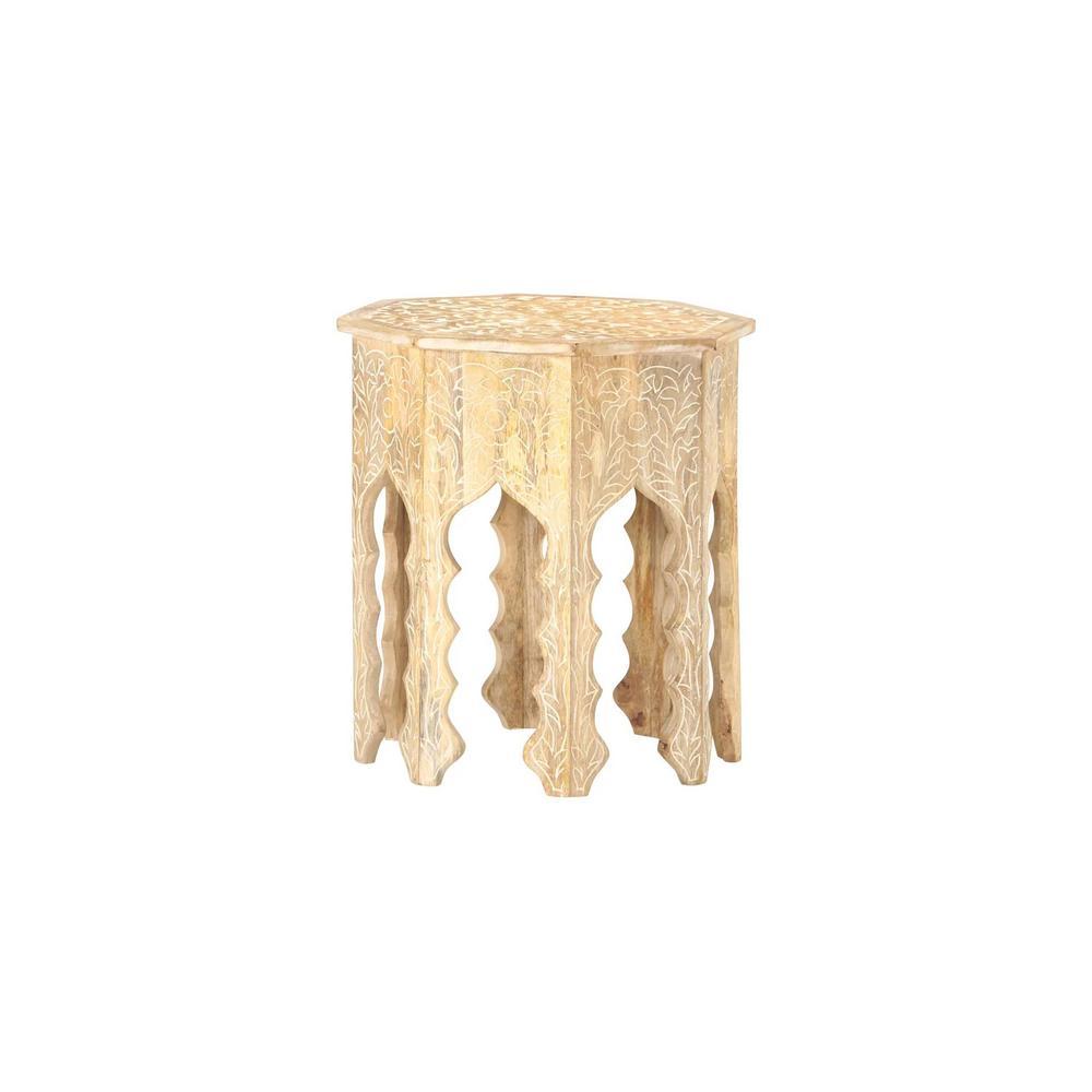 Shawndelle Solid Wood Side Table