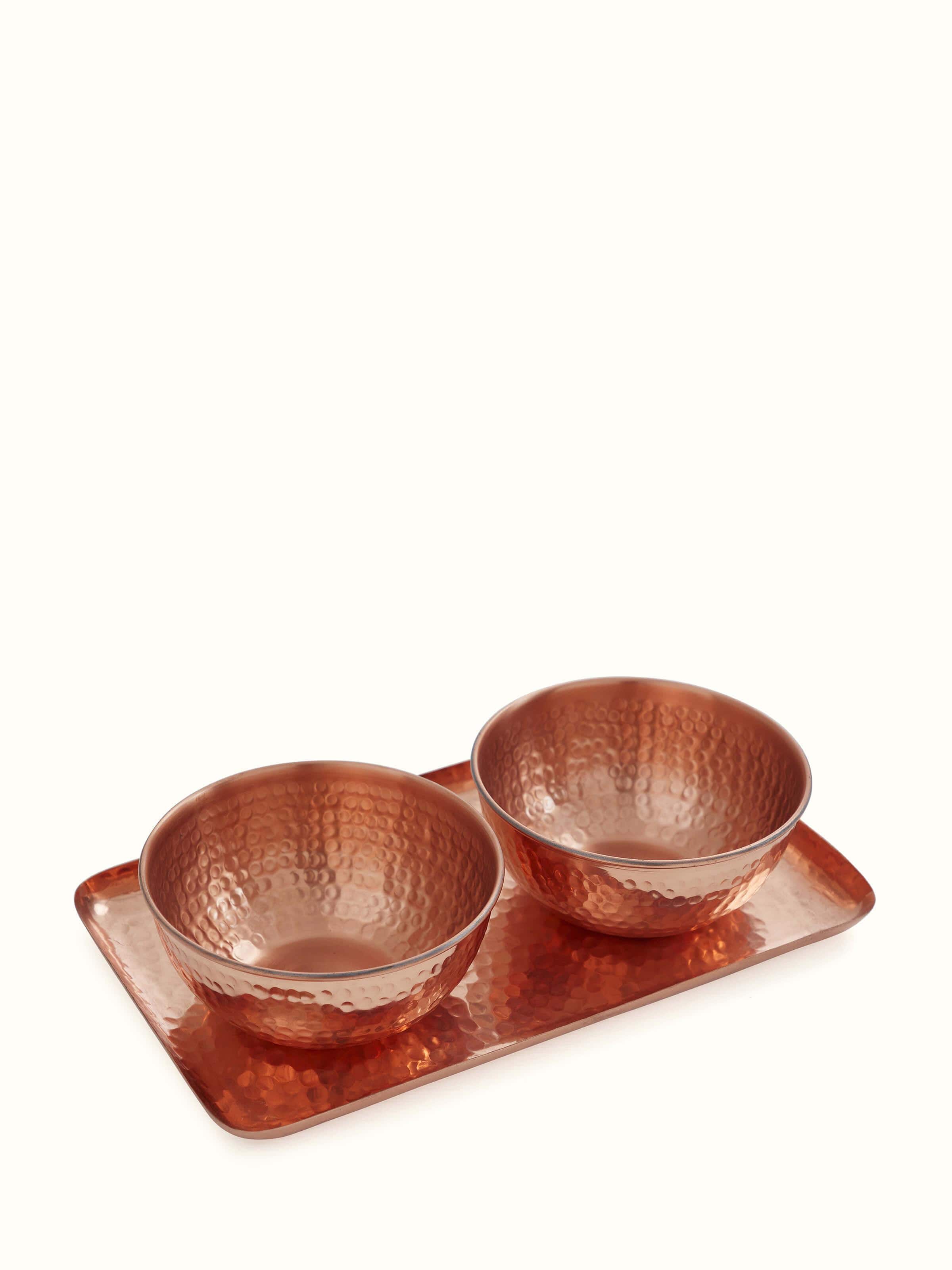 Copper Condiment Containter Set (2 Pcs)